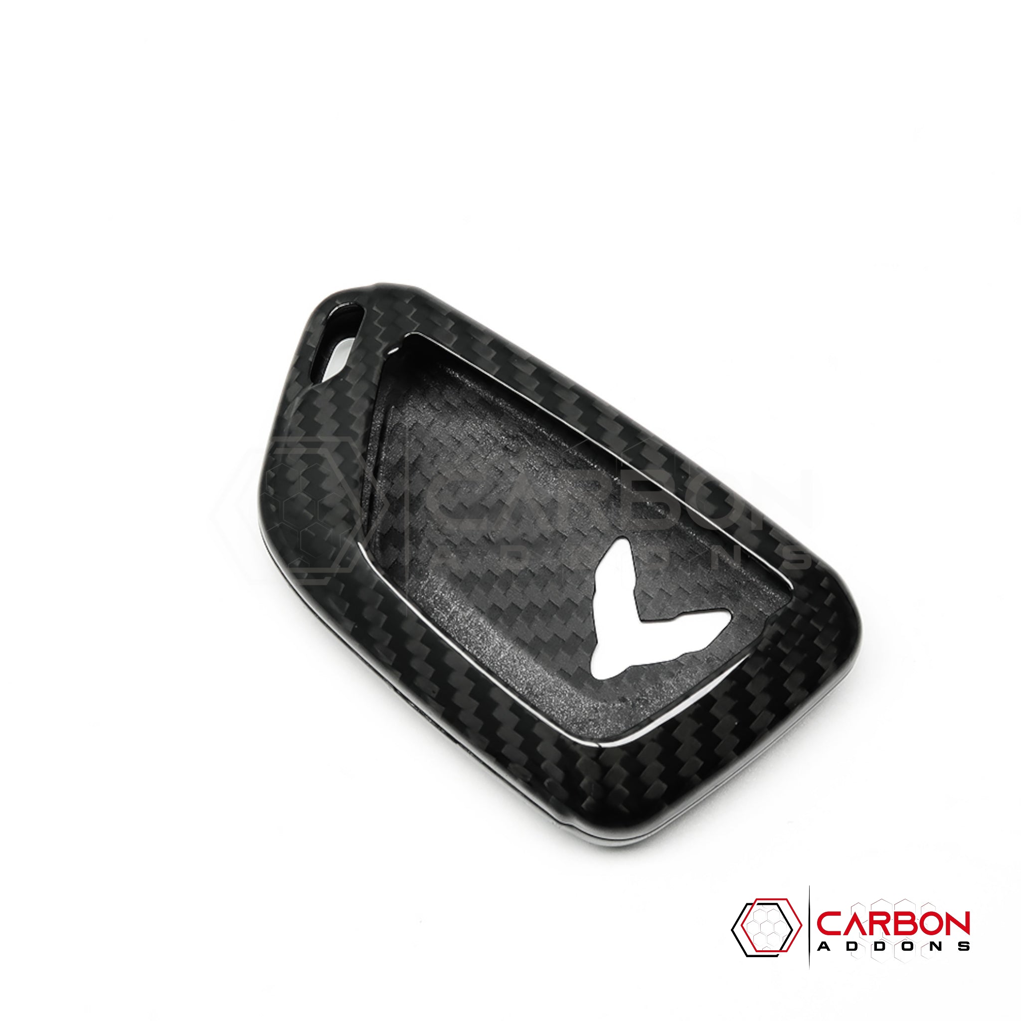 C8 CORVETTE CARBON FIBER KEY COVER - BLACK, RED, BLUE OR FORGE CARBON