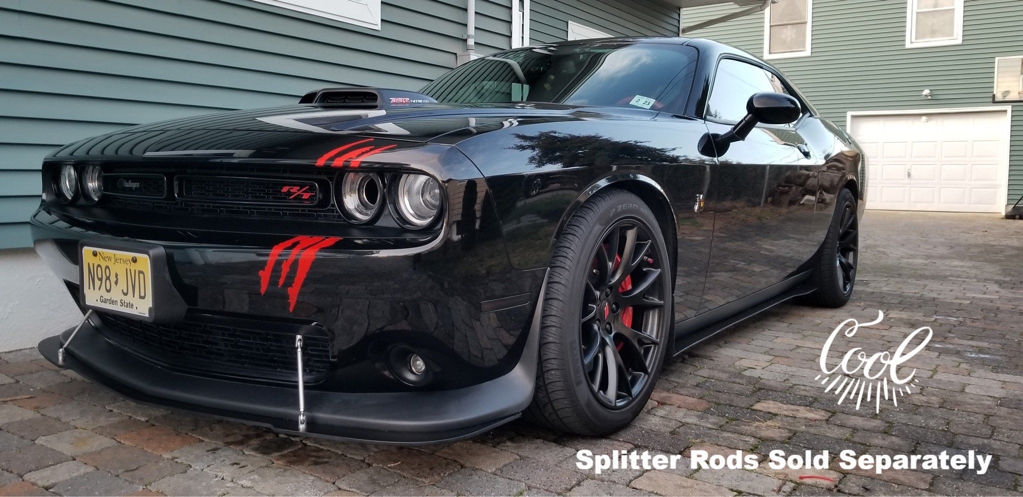 Dodge Challenger 2015–2023 SRT Splitter Extension – Fits OEM SRT Splitter Only | ZL1 Addons