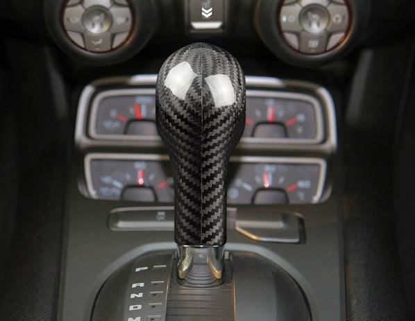 Chevrolet Camaro 2010-2015 Carbon Fiber Shift Knob | Automatic - carbonaddons Carbon Fiber Parts, Accessories, Upgrades, Mods