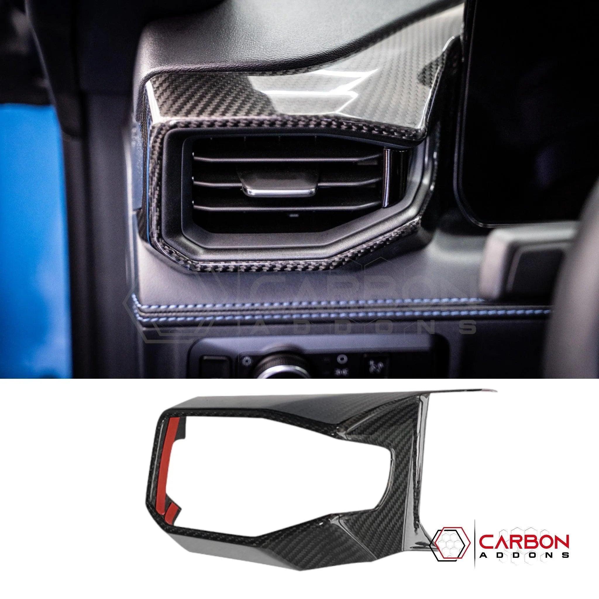 [Coming Soon] 2024-Up S650 Ford Mustang Hard Carbon Fiber Driver Side Dashboard Trim Cover - carbonaddons Carbon Fiber Parts, Accessories, Upgrades, Mods