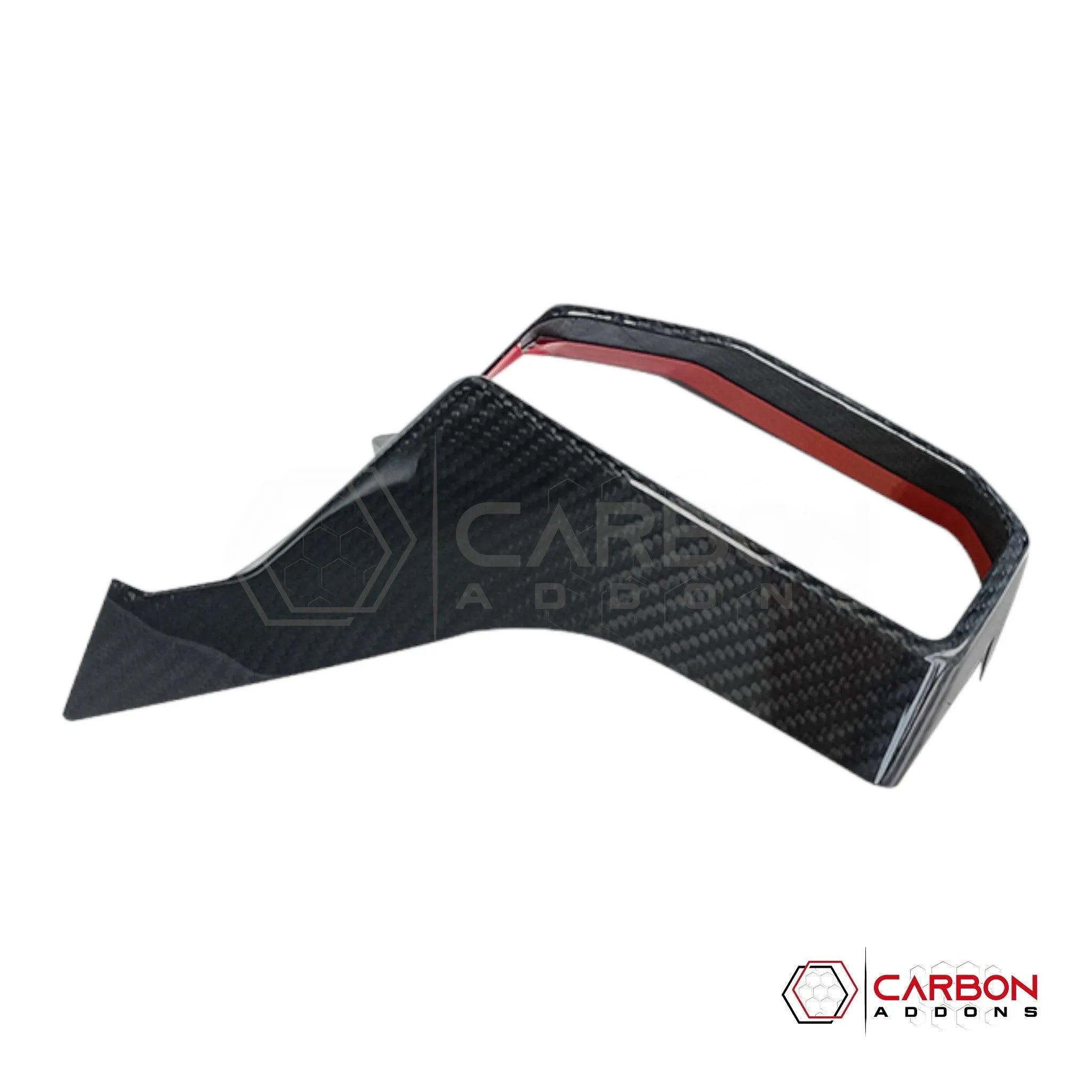 [Coming Soon] 2024-Up S650 Ford Mustang Hard Carbon Fiber Driver Side Dashboard Trim Cover - carbonaddons Carbon Fiber Parts, Accessories, Upgrades, Mods