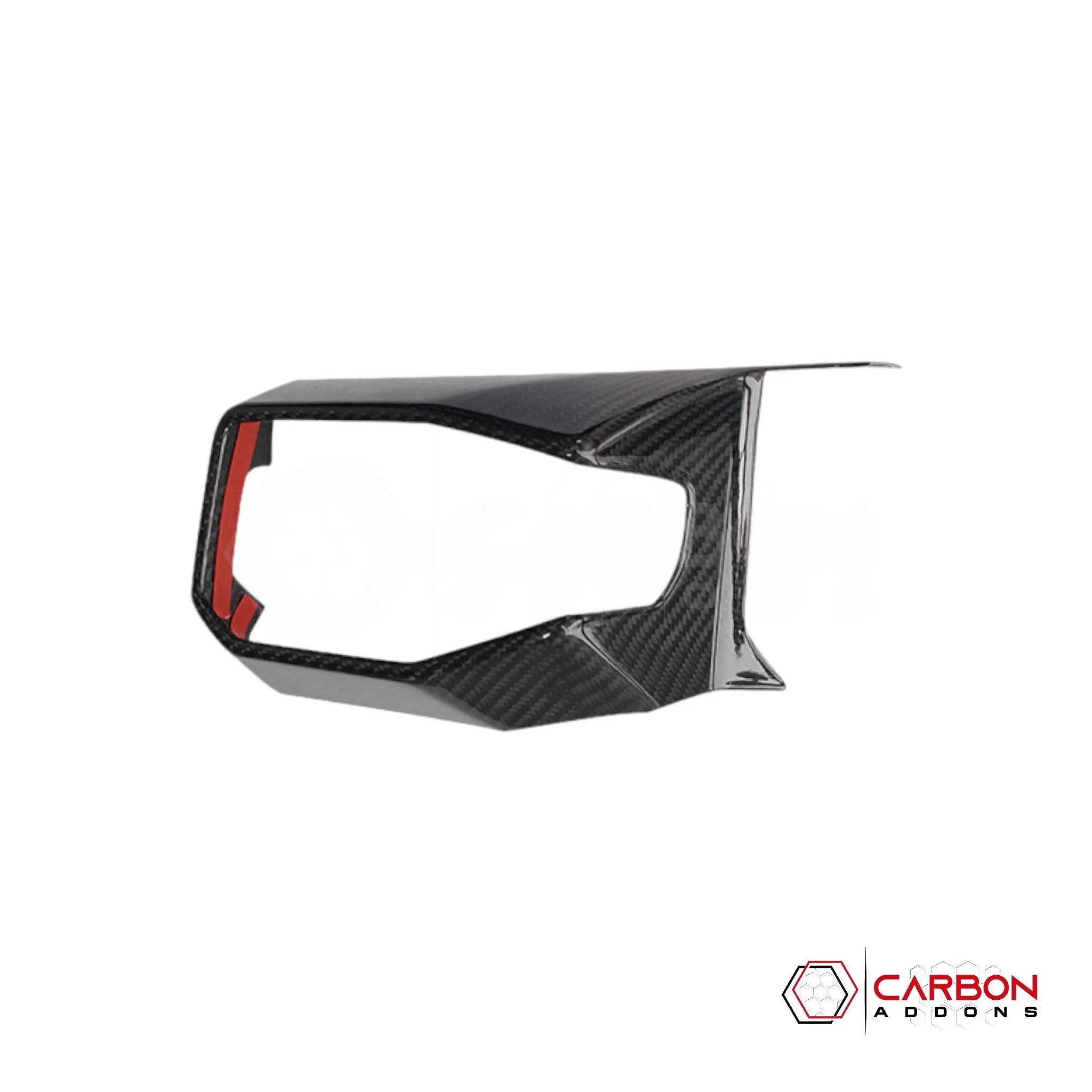 [Coming Soon] 2024-Up S650 Ford Mustang Hard Carbon Fiber Driver Side Dashboard Trim Cover - carbonaddons Carbon Fiber Parts, Accessories, Upgrades, Mods