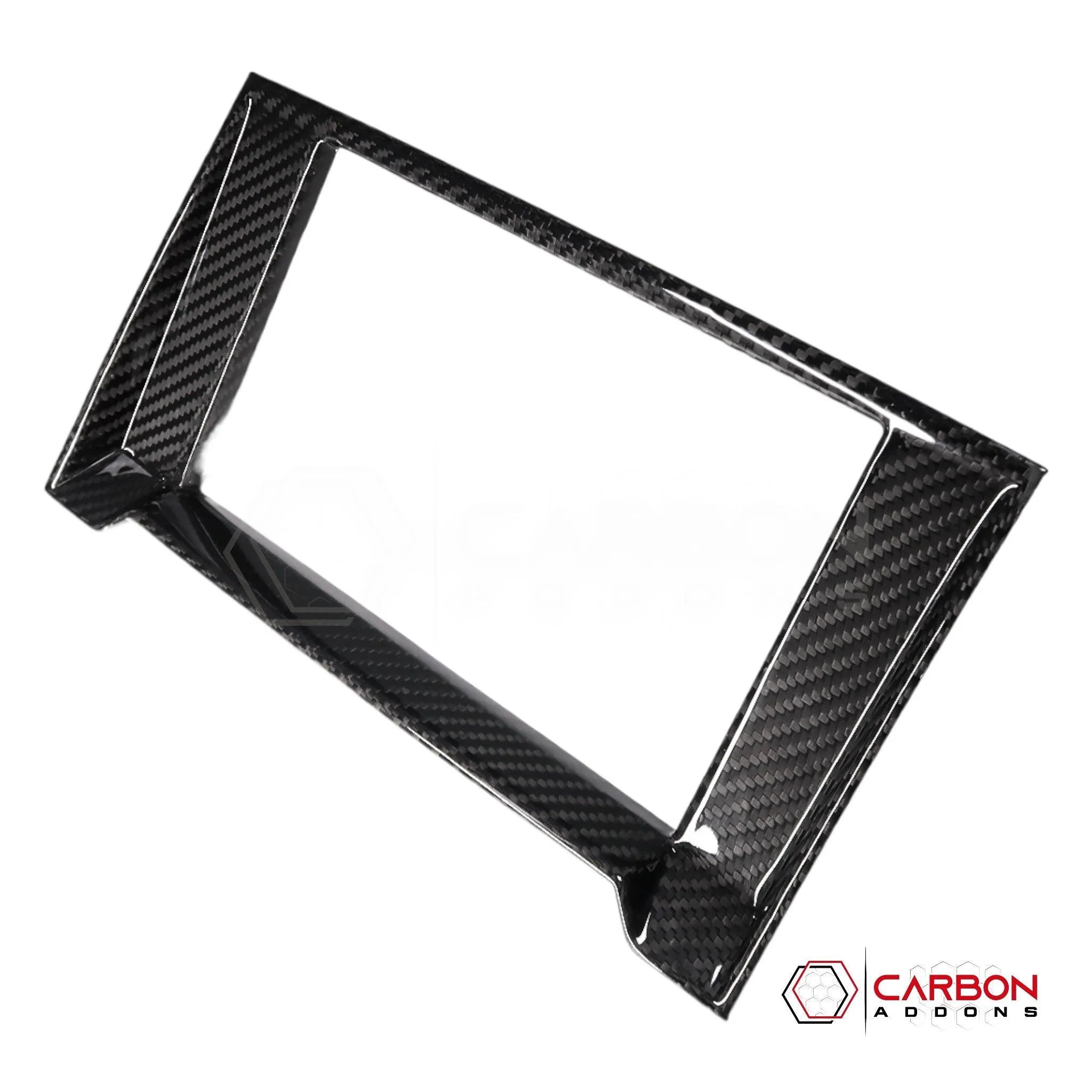 [Coming Soon] Ford F150 2015-2020 Radio Infotainment Bezel Trim Hard Carbon Fiber Cover - carbonaddons Carbon Fiber Parts, Accessories, Upgrades, Mods