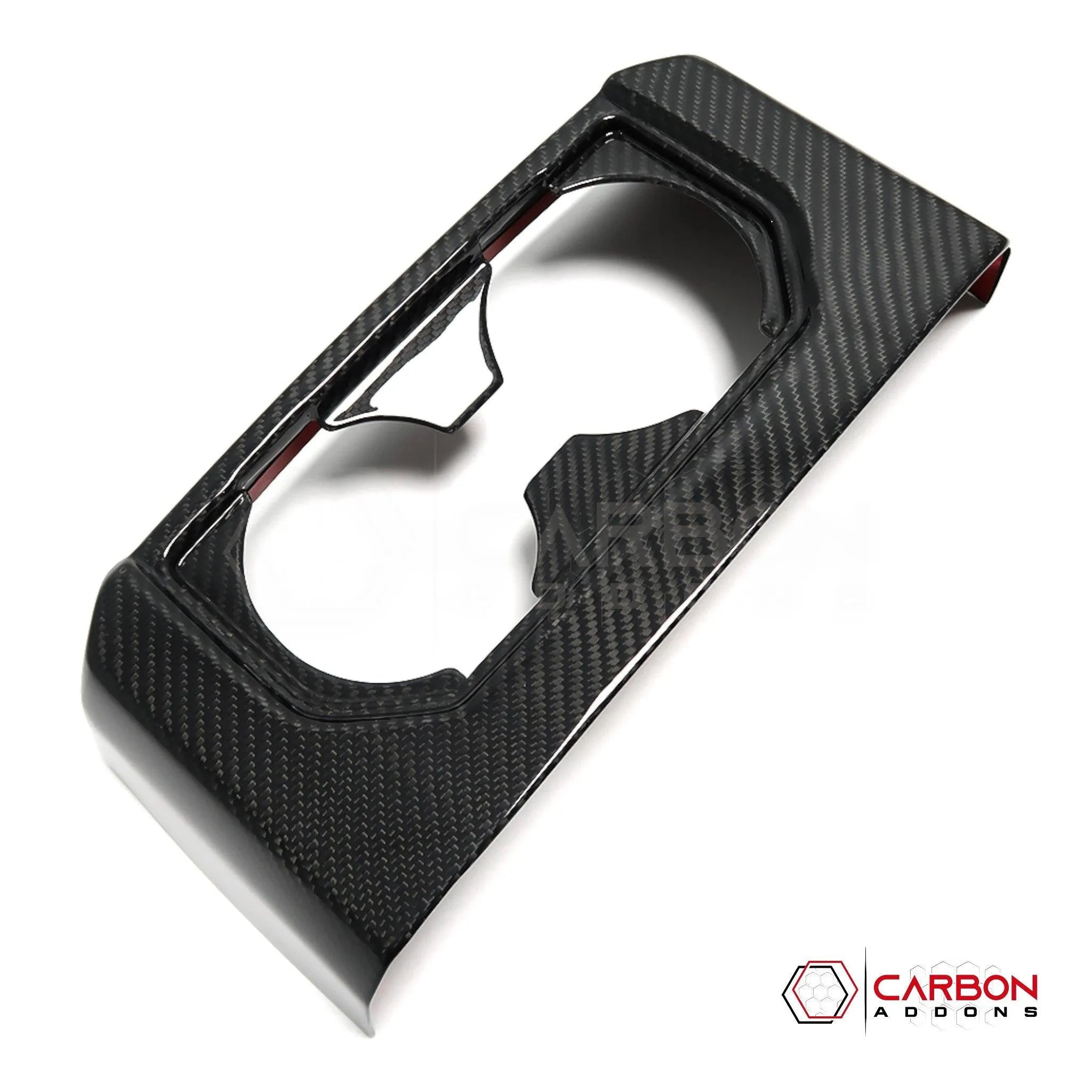 [Coming Soon] Ford F150 2015-2020 Rear Seat Cup Holder Hard Carbon Fiber Cover - carbonaddons Carbon Fiber Parts, Accessories, Upgrades, Mods