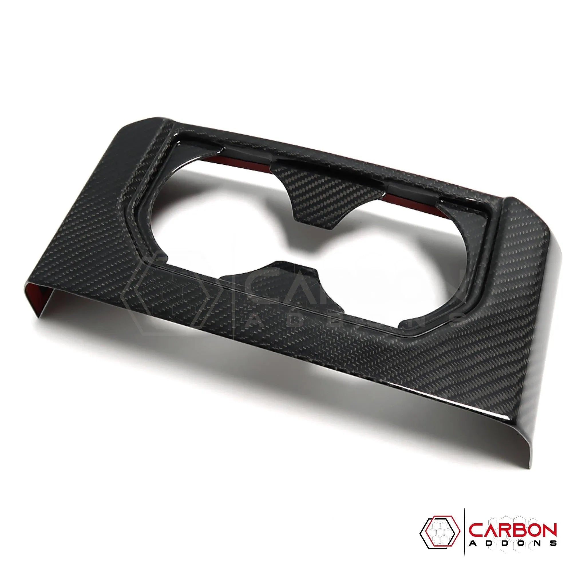 [Coming Soon] Ford F150 2015-2020 Rear Seat Cup Holder Hard Carbon Fiber Cover - carbonaddons Carbon Fiber Parts, Accessories, Upgrades, Mods