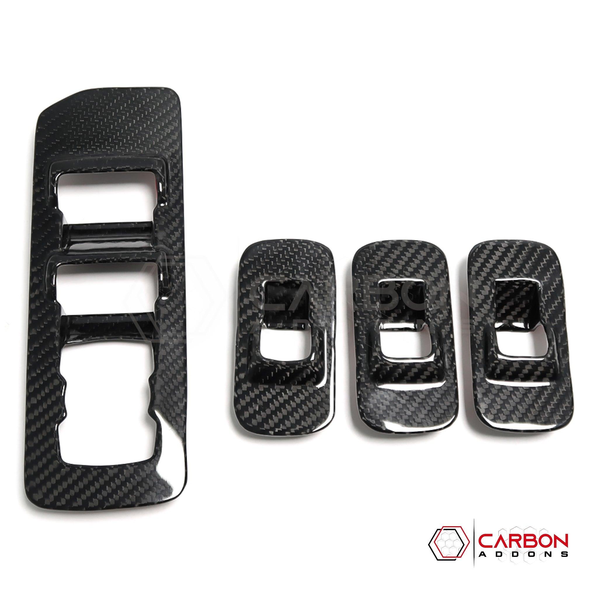 [Coming Soon] Ford F150 2015-2020 Window Switch Trim Hard Carbon Fiber Cover - carbonaddons Carbon Fiber Parts, Accessories, Upgrades, Mods