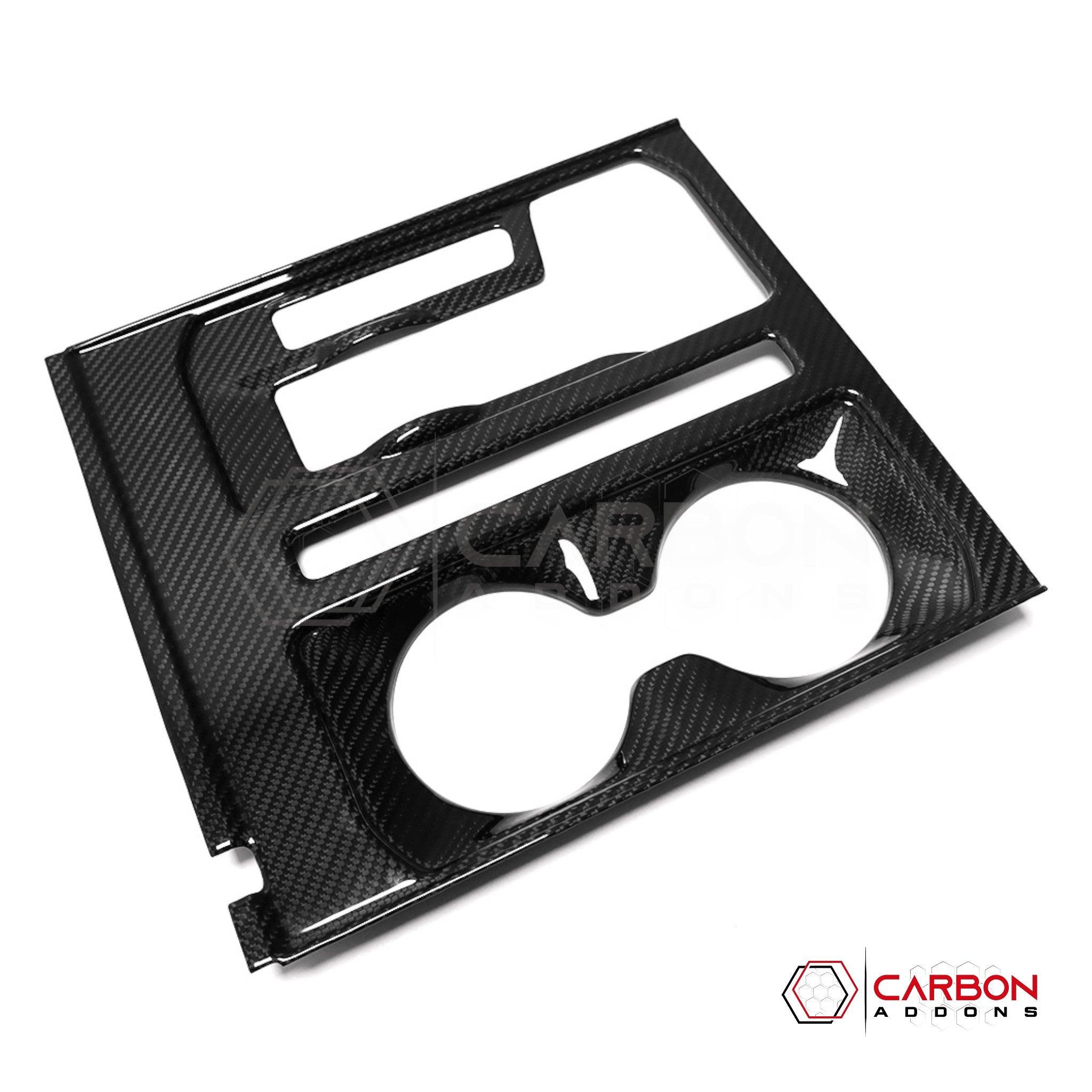 [Coming Soon] Ford F150 2021-Up Center Console Hard Carbon Fiber Cover - carbonaddons Carbon Fiber Parts, Accessories, Upgrades, Mods