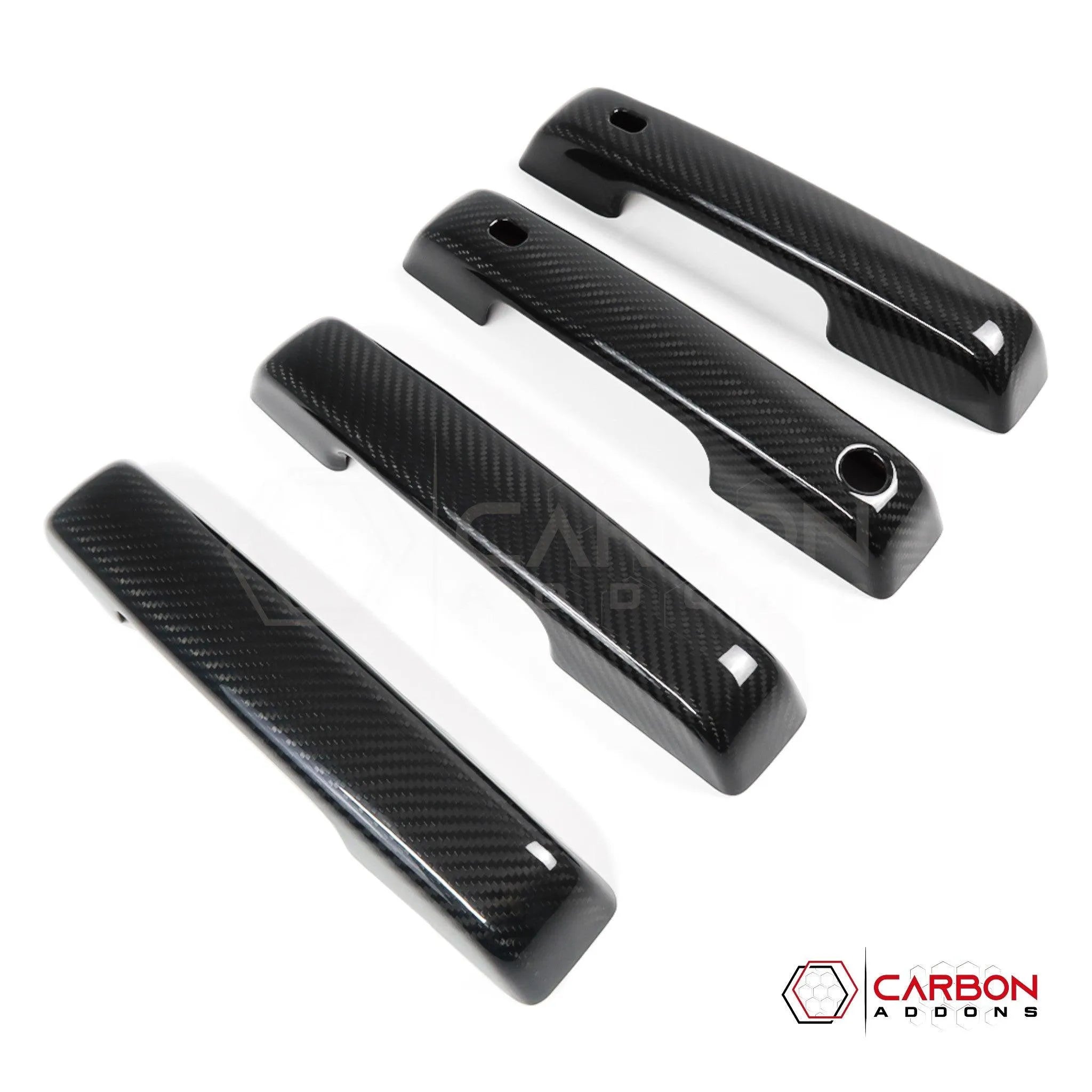 [Coming Soon] Ford F150 2021-Up Exterior Door Handles Hard Carbon Fiber Covers - carbonaddons Carbon Fiber Parts, Accessories, Upgrades, Mods