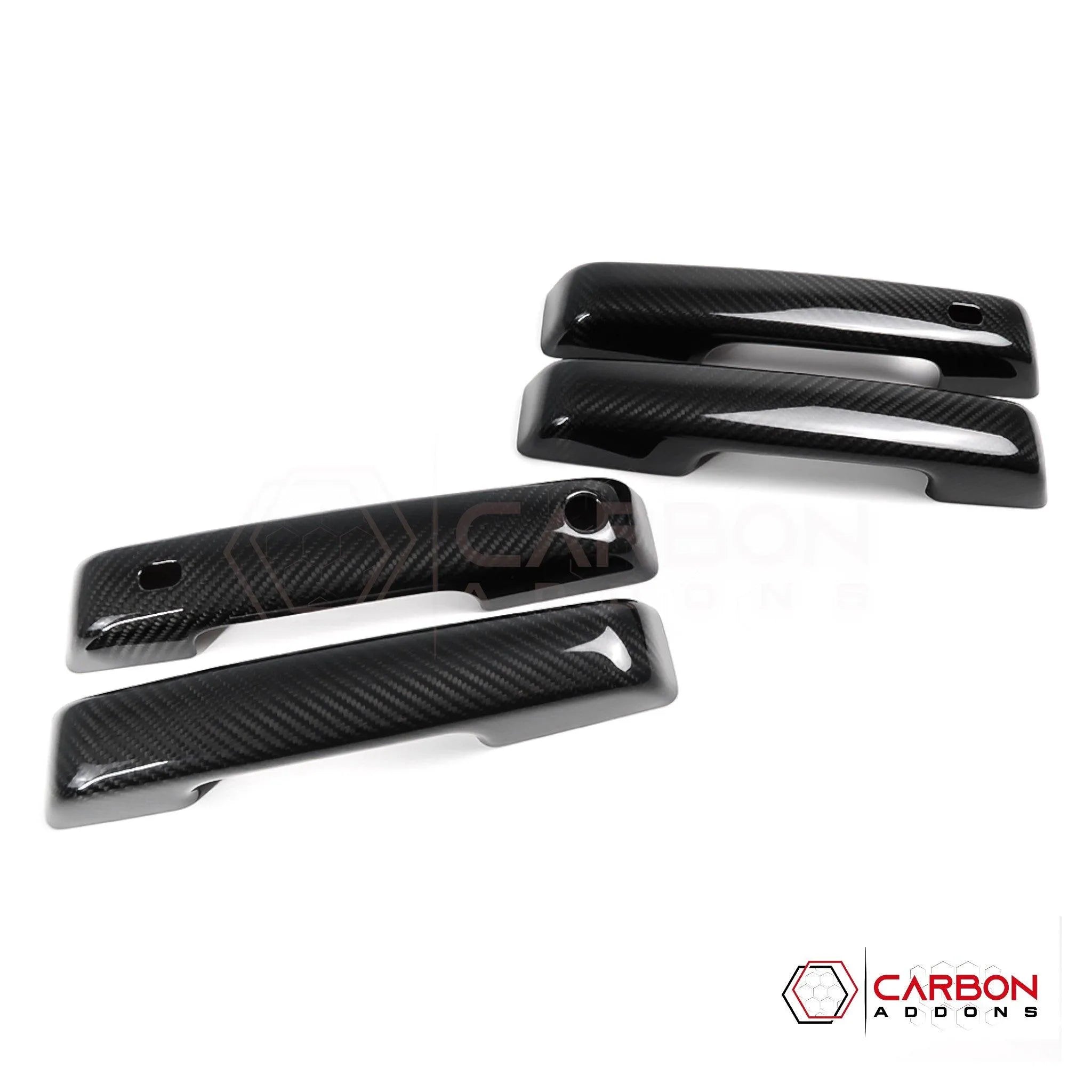 [Coming Soon] Ford F150 2021-Up Exterior Door Handles Hard Carbon Fiber Covers - carbonaddons Carbon Fiber Parts, Accessories, Upgrades, Mods