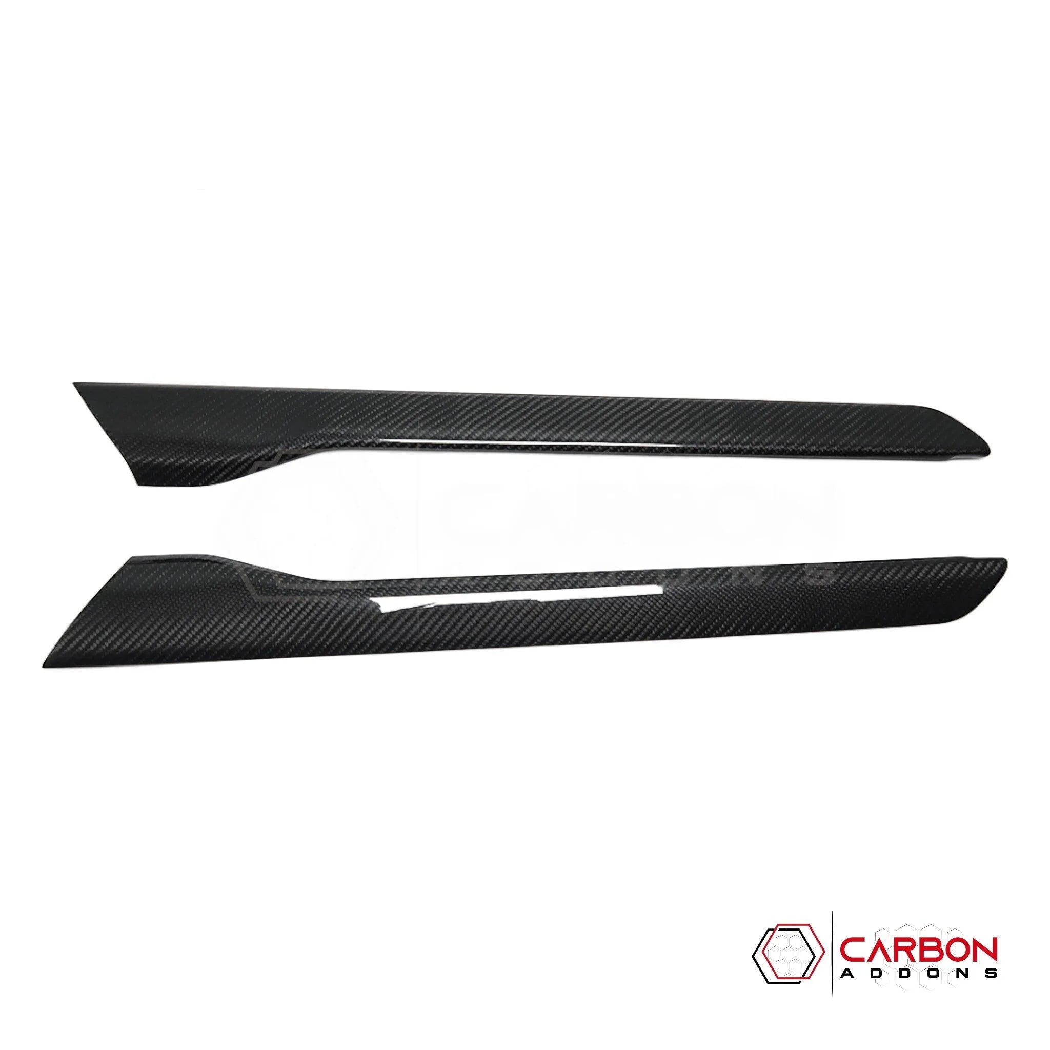 [Coming Soon] RAM TRX 2021-2024 Center Console Side Trim Hard Carbon Fiber Cover - carbonaddons Carbon Fiber Parts, Accessories, Upgrades, Mods