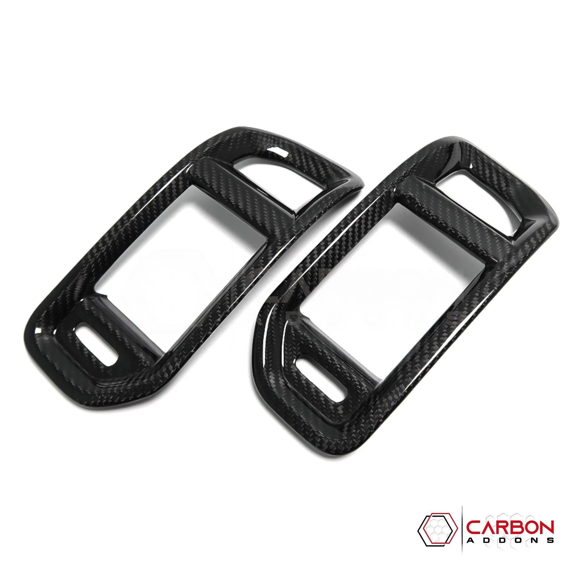 [Coming Soon] RAM TRX 2021-2024 Dashboard Side AC Vent Trim Hard Carbon Fiber Cover - carbonaddons Carbon Fiber Parts, Accessories, Upgrades, Mods