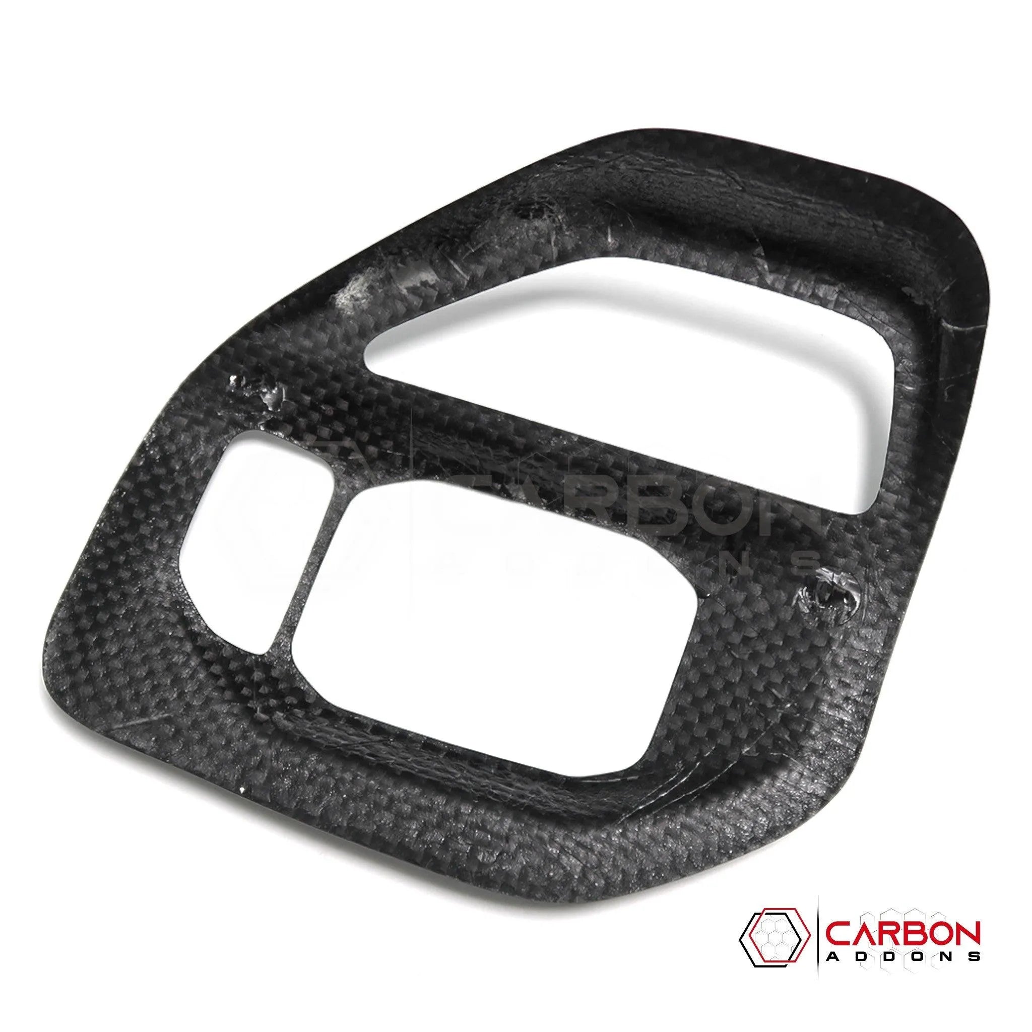 [Coming Soon] RAM TRX 2021-2024 Driving Mode Selector Button Trim Hard Carbon Fiber Cover - carbonaddons Carbon Fiber Parts, Accessories, Upgrades, Mods