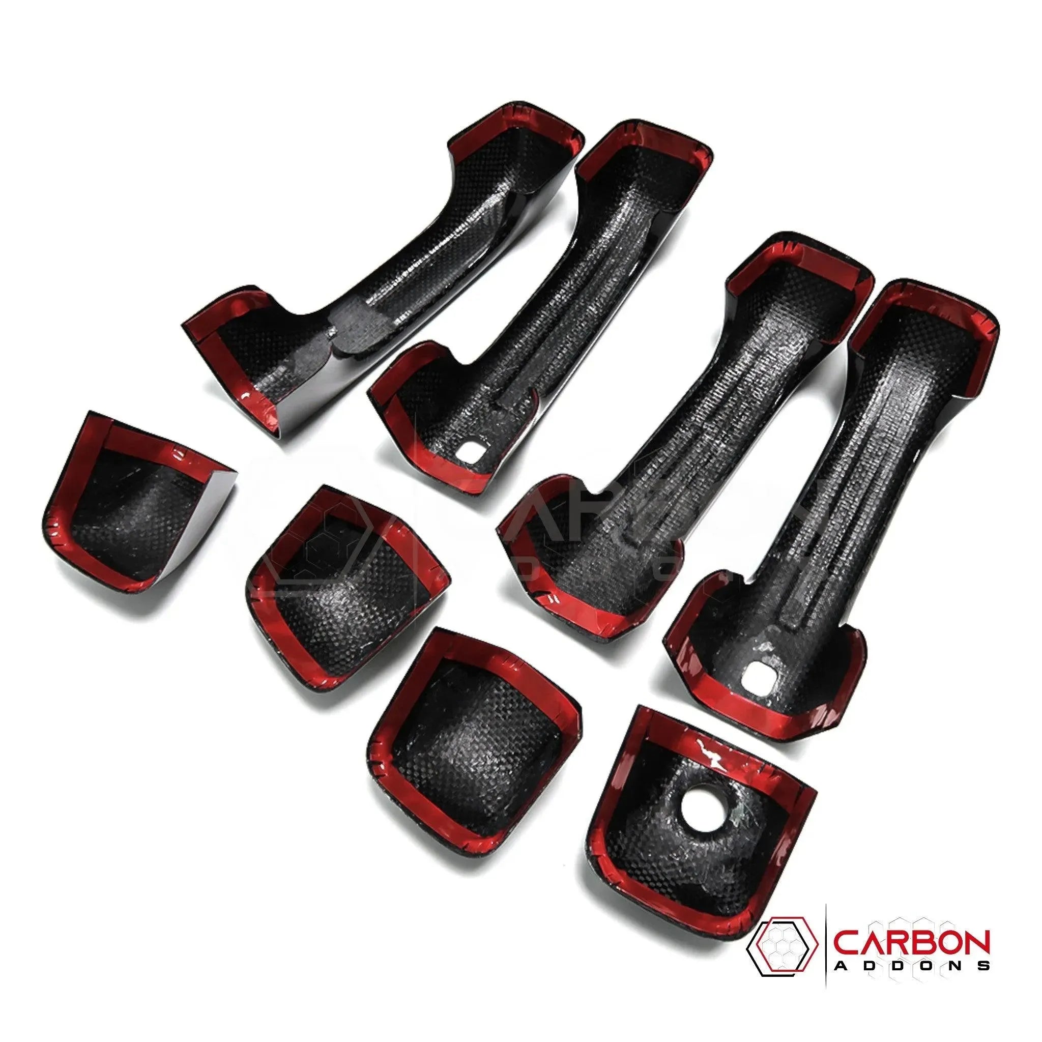 2019+ RAM 1500/TRX/RHO Exterior Door Handles Hard Carbon Fiber