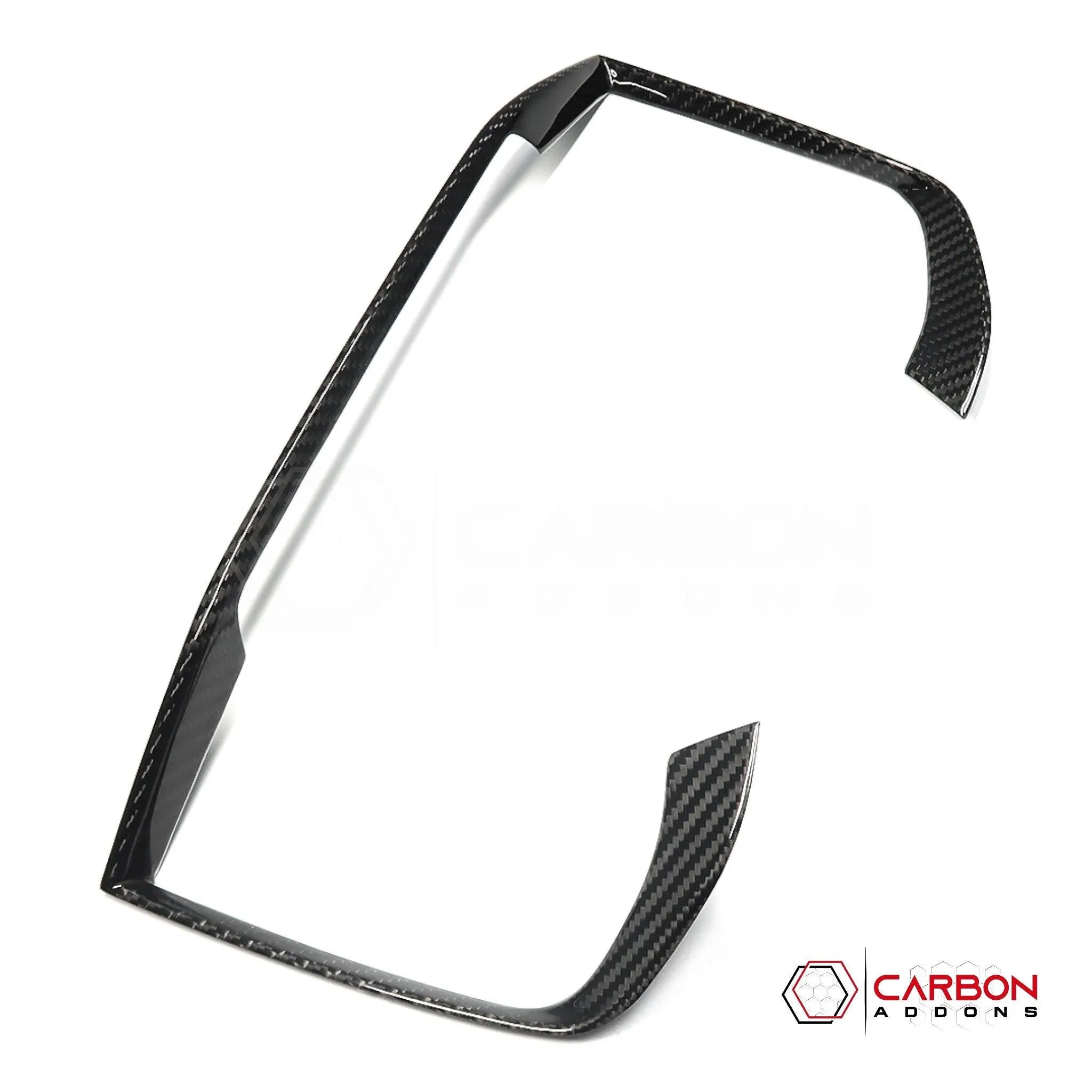 [Coming Soon] RAM TRX 2021-2024 Interior Rear AC Vent Trim Hard Carbon Fiber Cover - carbonaddons Carbon Fiber Parts, Accessories, Upgrades, Mods