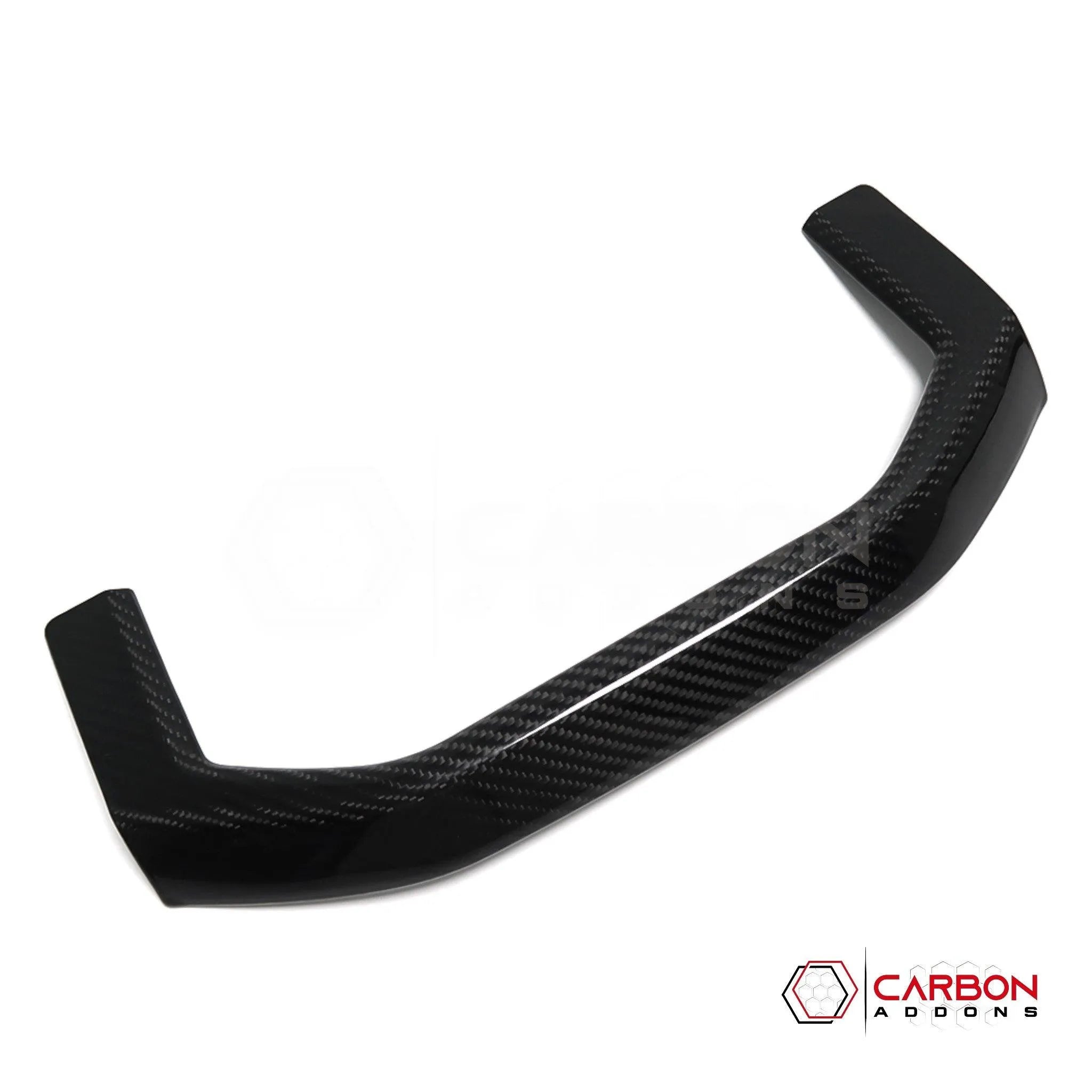 [Coming Soon] RAM TRX 2021-2024 Interior Rear Cup Holder Trim Hard Carbon Fiber Cover - carbonaddons Carbon Fiber Parts, Accessories, Upgrades, Mods