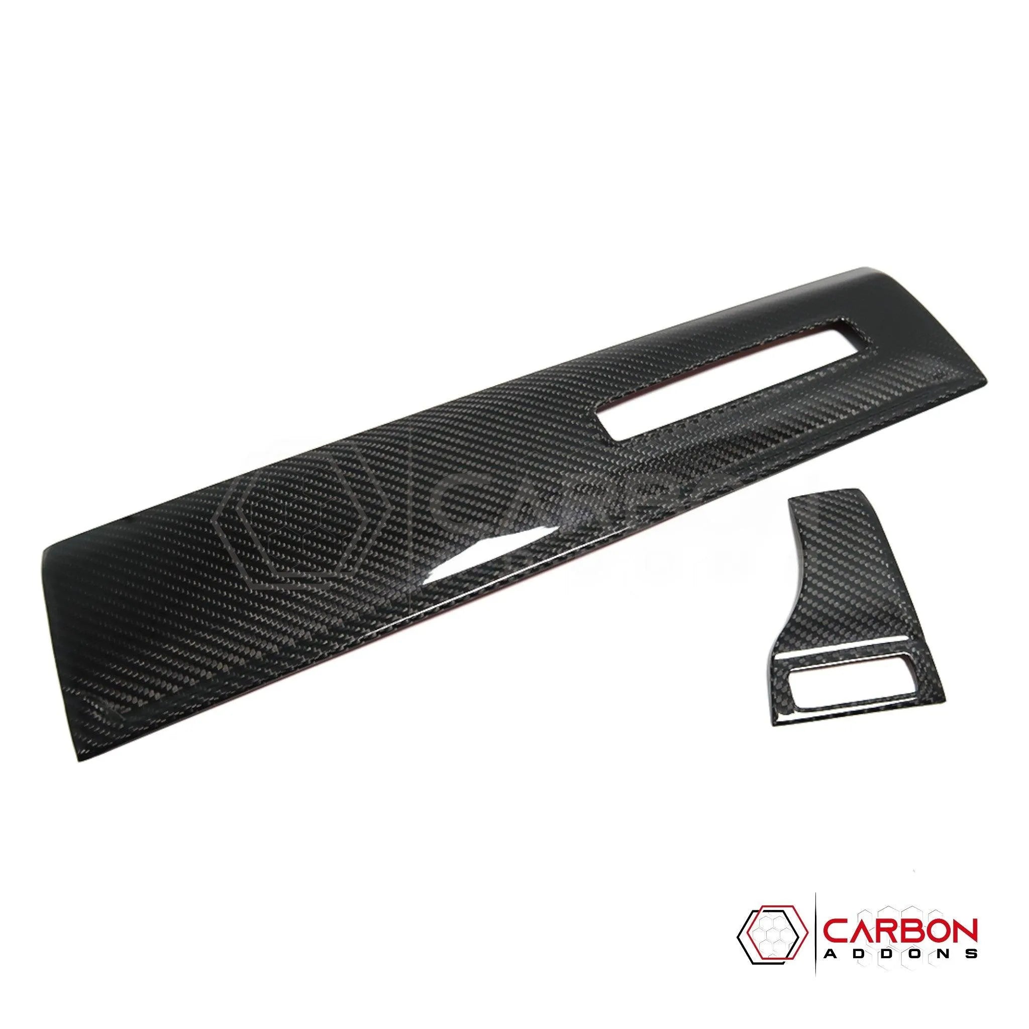 [Coming Soon] RAM TRX 2021-2024 Passenger Side Dashboard Trim Hard Carbon Fiber Cover - carbonaddons Carbon Fiber Parts, Accessories, Upgrades, Mods