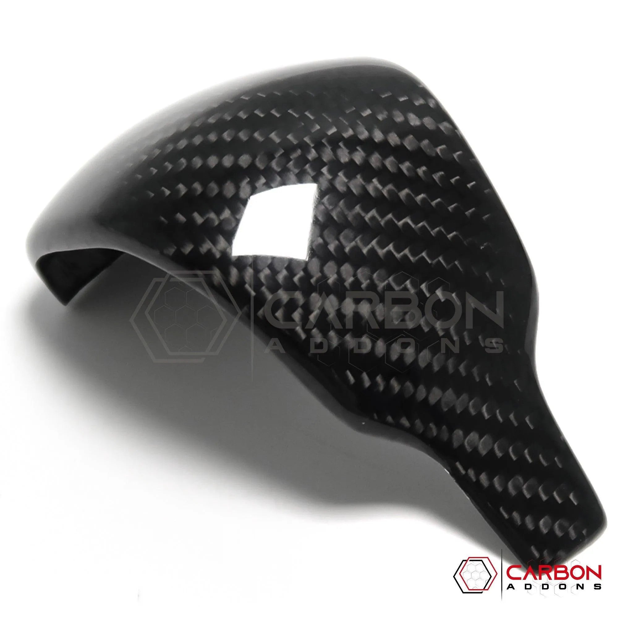 [Coming Soon] RAM TRX 2021-2024 Shift Knob Trim Hard Carbon Fiber Cover - carbonaddons Carbon Fiber Parts, Accessories, Upgrades, Mods