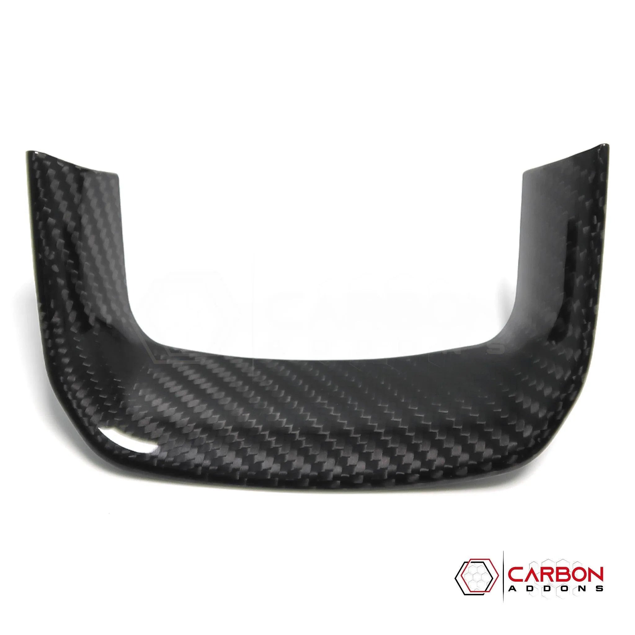 [Coming Soon] RAM TRX 2021-2024 Steering Wheel Lower Trim Hard Carbon Fiber Cover - carbonaddons Carbon Fiber Parts, Accessories, Upgrades, Mods