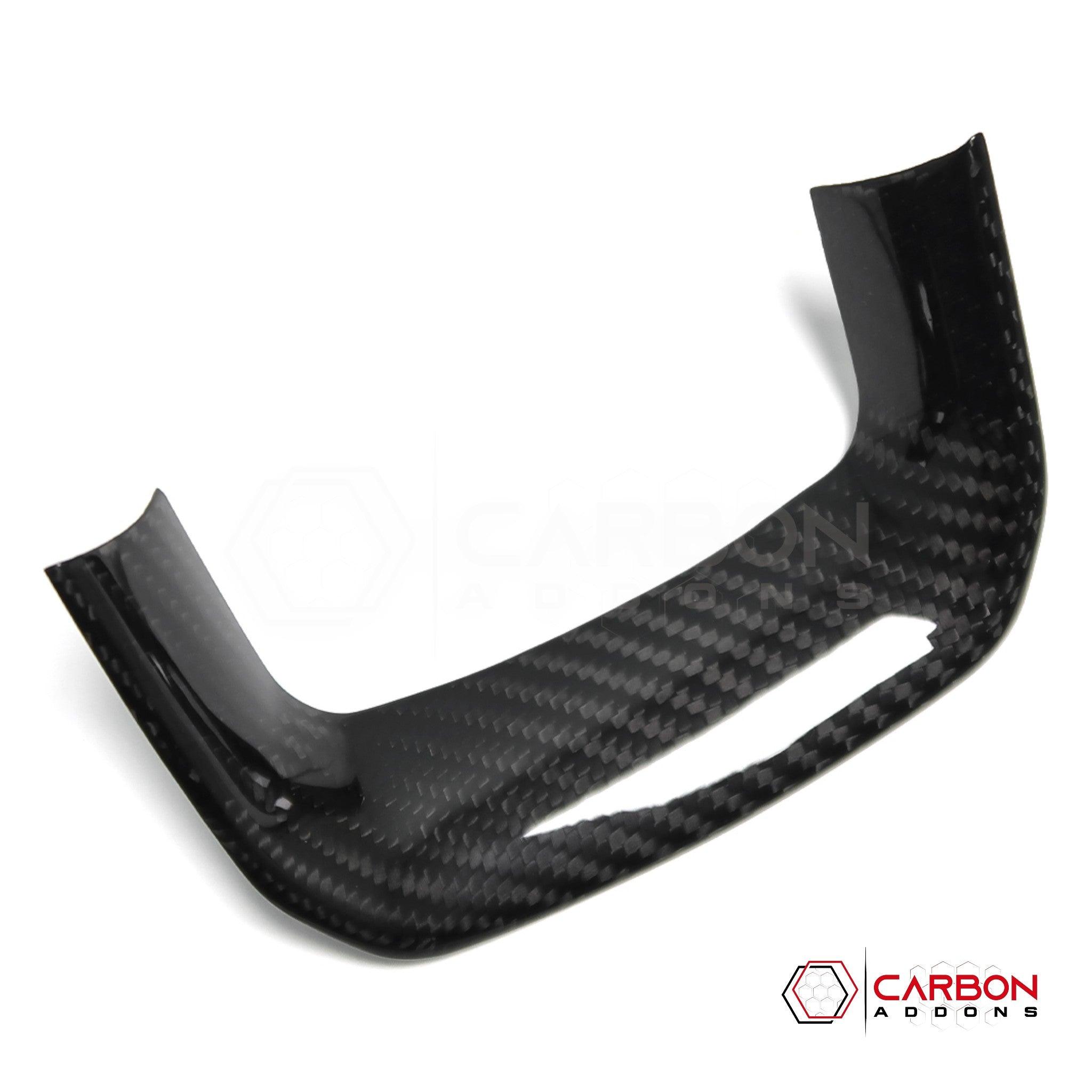 [Coming Soon] RAM TRX 2021-2024 Steering Wheel Lower Trim Hard Carbon Fiber Cover - carbonaddons Carbon Fiber Parts, Accessories, Upgrades, Mods