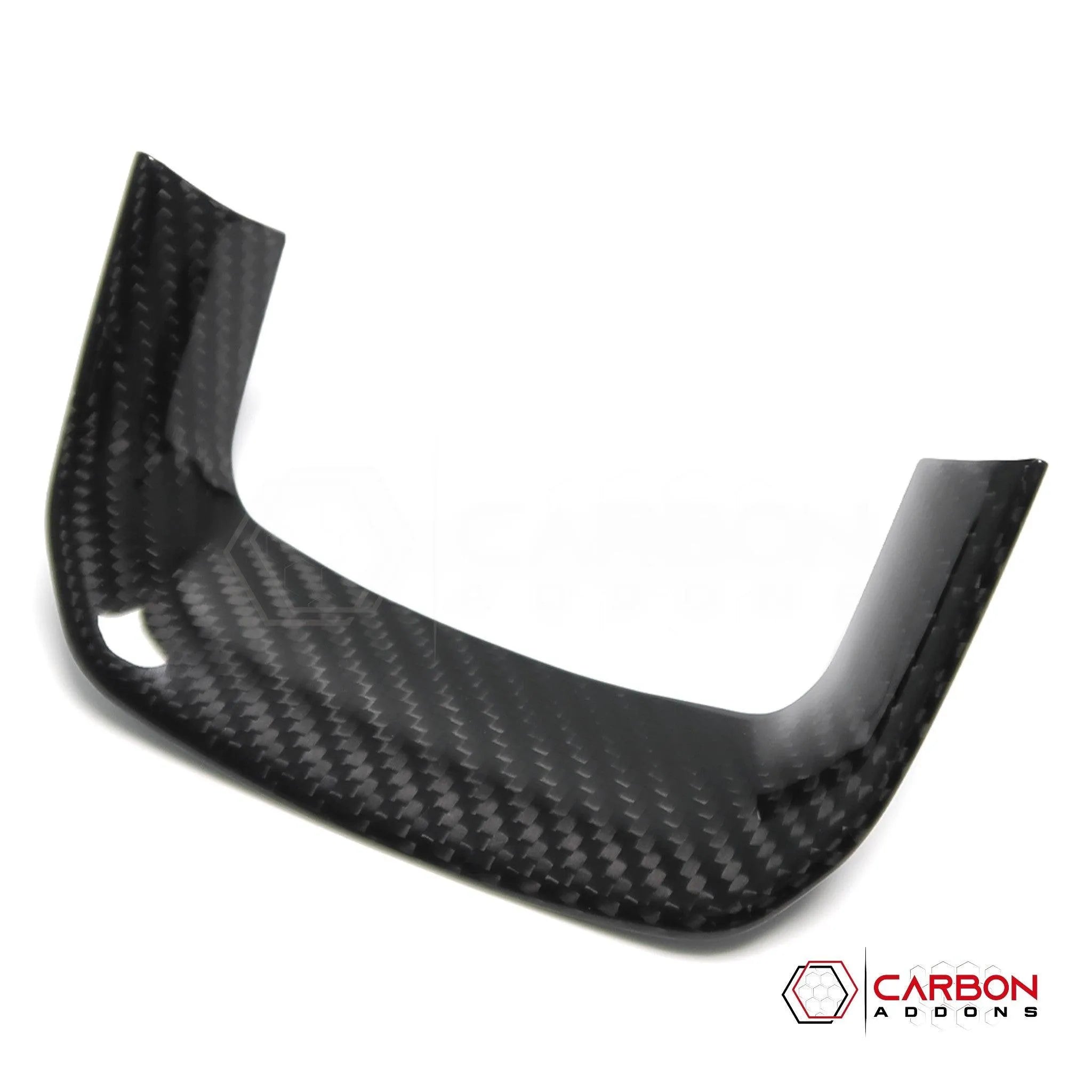 [Coming Soon] RAM TRX 2021-2024 Steering Wheel Lower Trim Hard Carbon Fiber Cover - carbonaddons Carbon Fiber Parts, Accessories, Upgrades, Mods