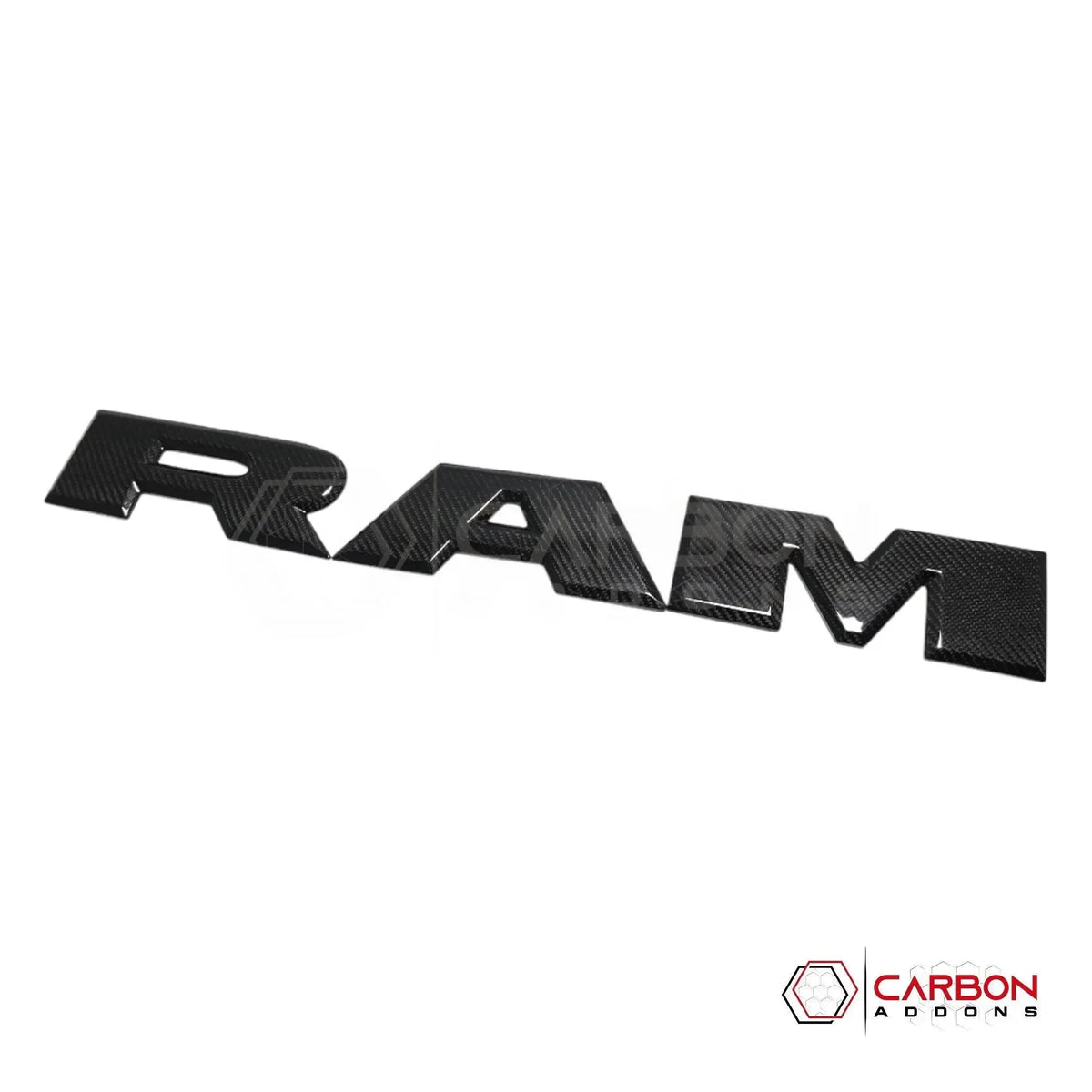 Custom Ram Lettering RAM TRX/RHO/Rebel Tailgate RAM Emblem Lettering Hard Carbon Fiber ...
