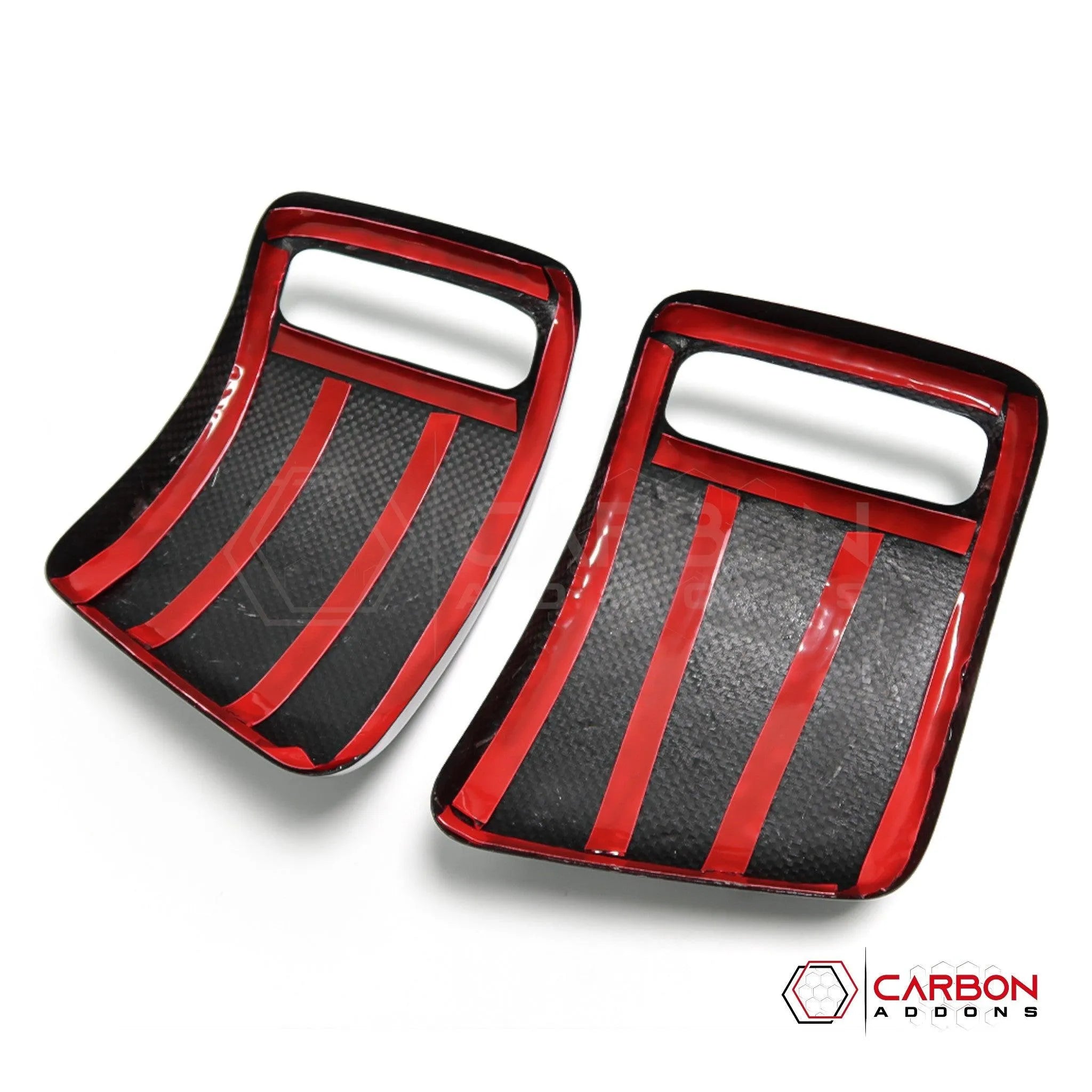 [Coming Soon] RAM TRX 2021-2024 Taillight Middle Trim Hard Carbon Fiber Covers - carbonaddons Carbon Fiber Parts, Accessories, Upgrades, Mods