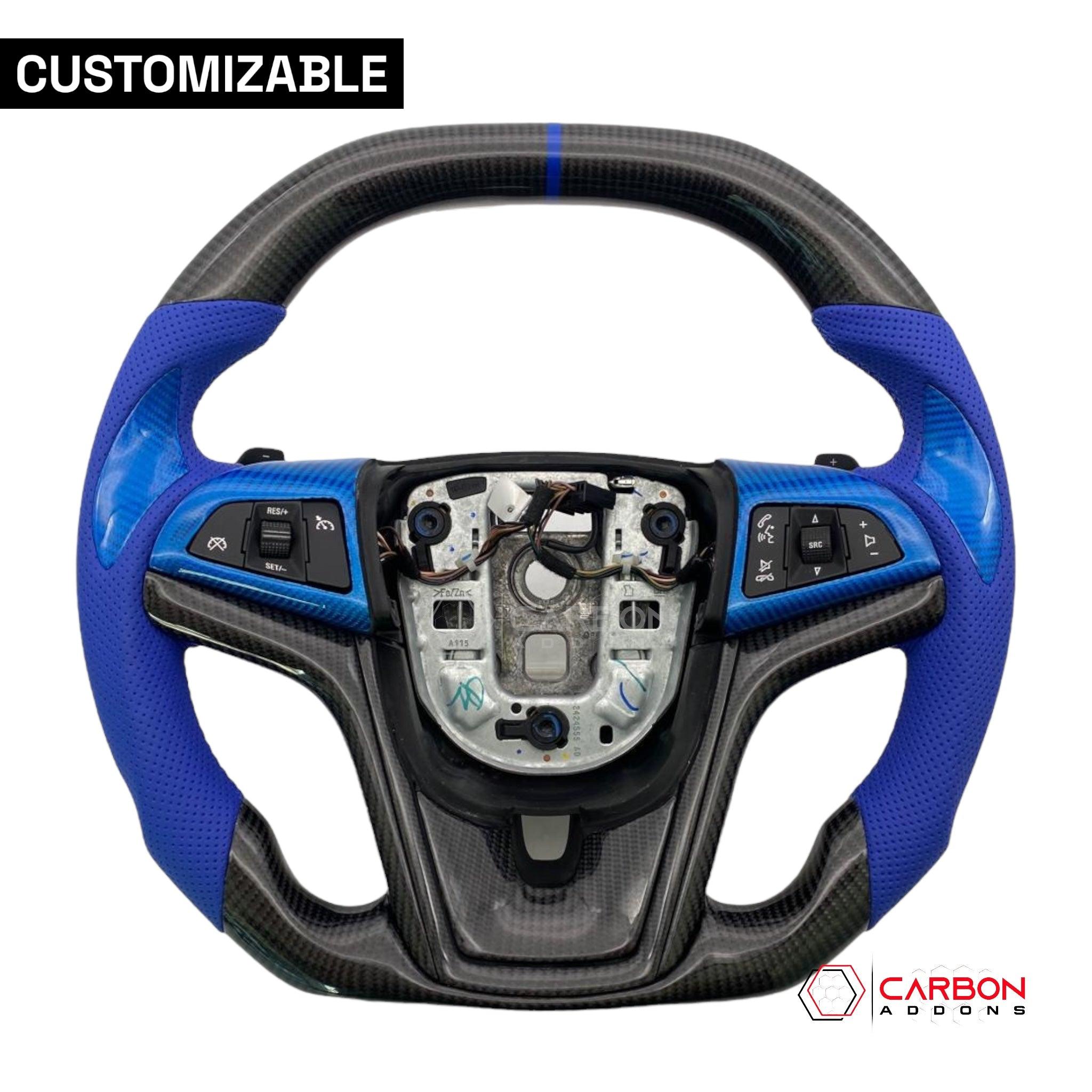 [Complete] Custom Carbon Fiber Steering Wheel For 2012-2015 Chevy Camaro - carbonaddons Carbon Fiber Parts, Accessories, Upgrades, Mods