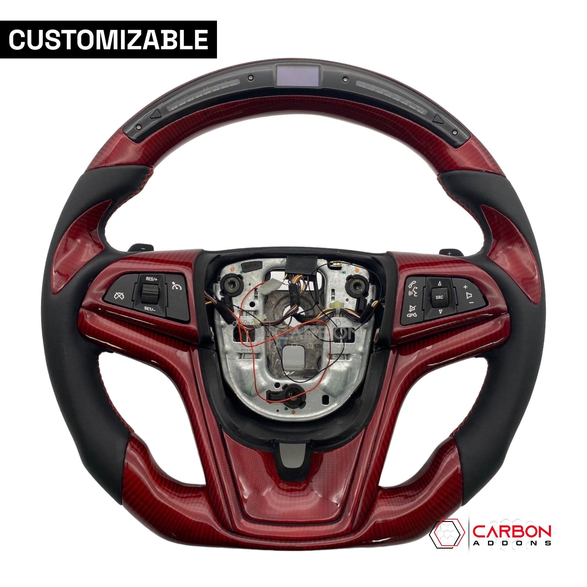 [Complete] Custom Carbon Fiber Steering Wheel For 2012-2015 Chevy Camaro - carbonaddons Carbon Fiber Parts, Accessories, Upgrades, Mods