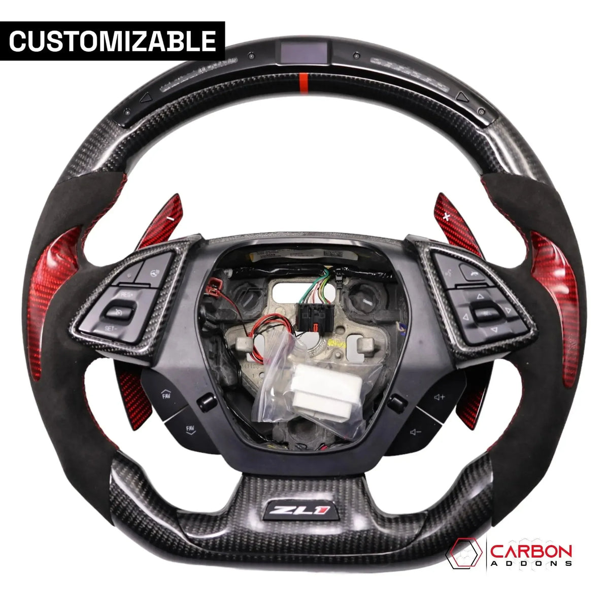[Complete/Heated] Custom Carbon Fiber Steering Wheel For 2016-2024 ...