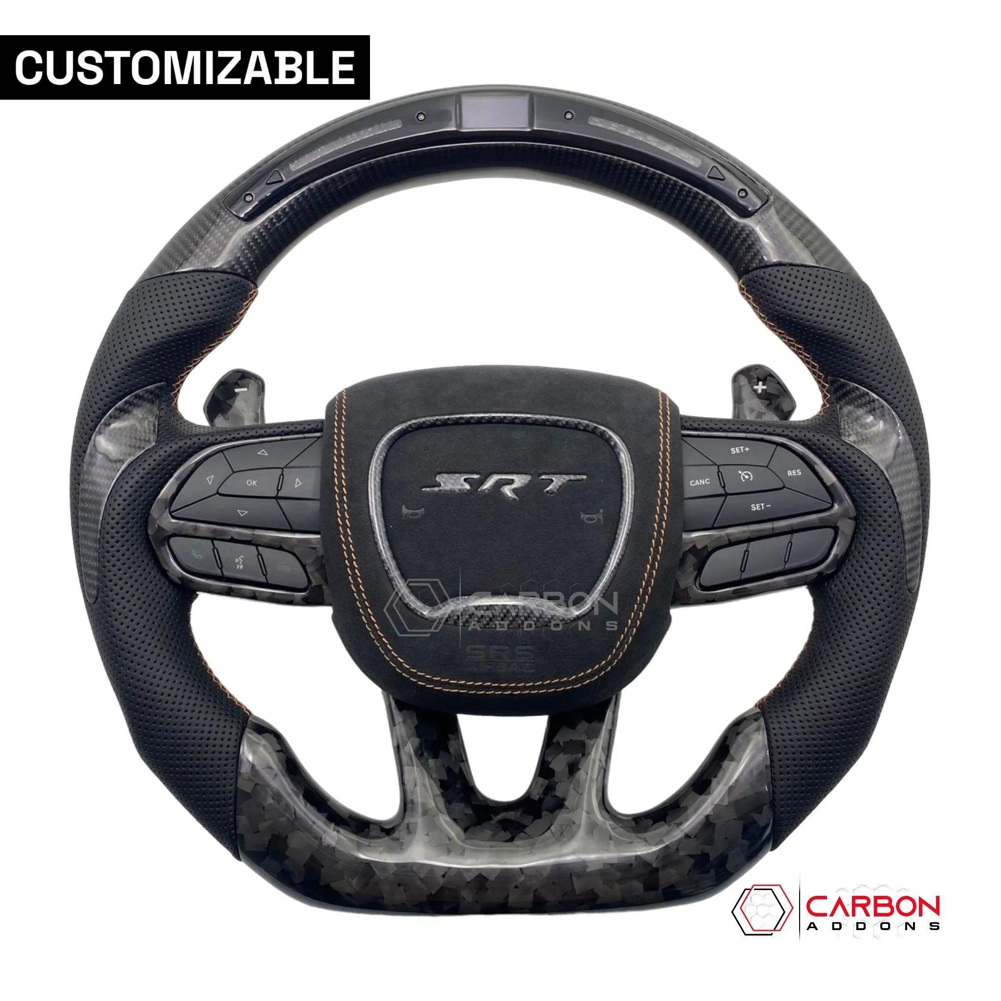 Challenger custom outlet steering wheel