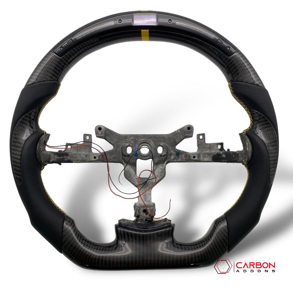 [Core Only] Custom Carbon Fiber Steering Wheel for 2005-2013 Chevy C6 Corvette - carbonaddons Carbon Fiber Parts, Accessories, Upgrades, Mods