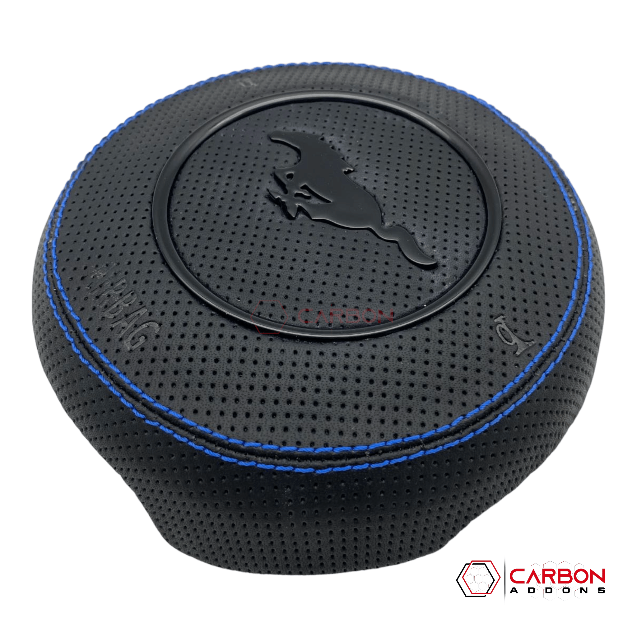 Custom Steering Wheel Airbag Housing for 2015-2023 Ford Mustang - carbonaddons Carbon Fiber Parts, Accessories, Upgrades, Mods