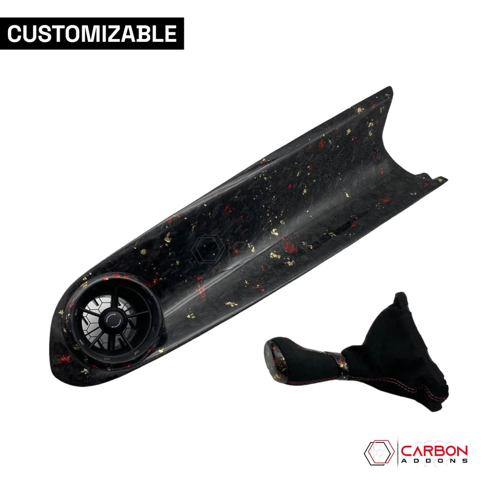 Customizable Carbon Fiber Automatic Shift Knob for 2016-2024 Chevy Camaro - carbonaddons Carbon Fiber Parts, Accessories, Upgrades, Mods