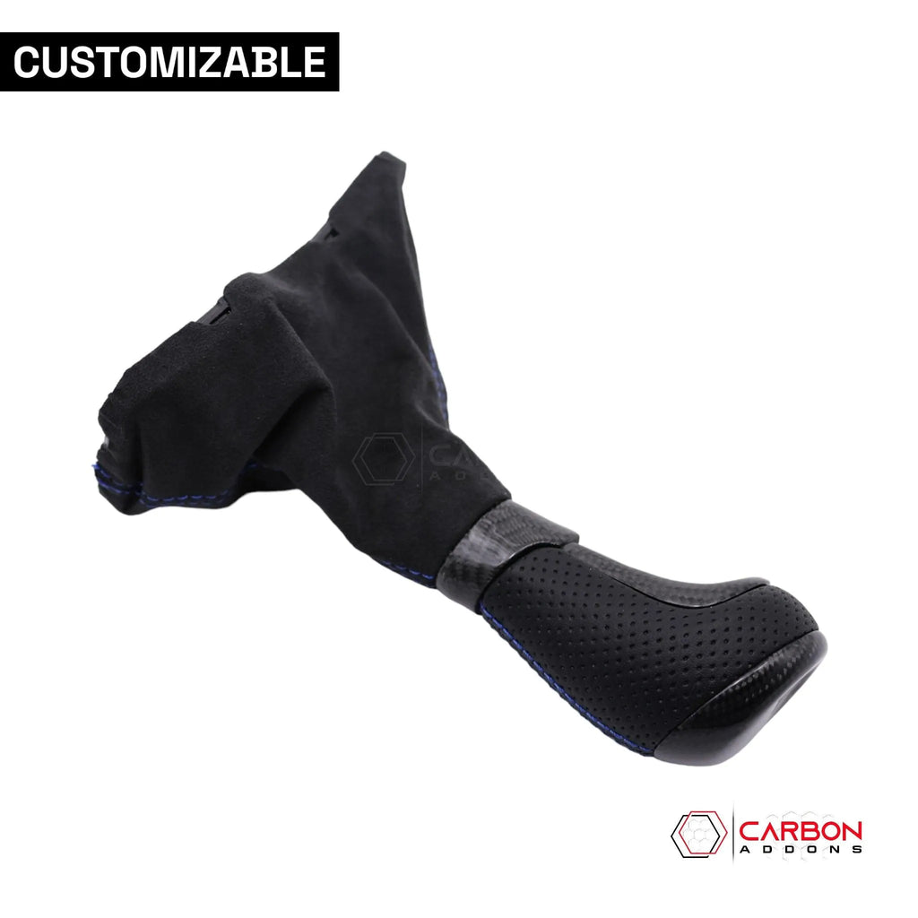 Customizable Carbon Fiber Automatic Shift Knob for 2016-2024 Chevy Camaro - carbonaddons Carbon Fiber Parts, Accessories, Upgrades, Mods