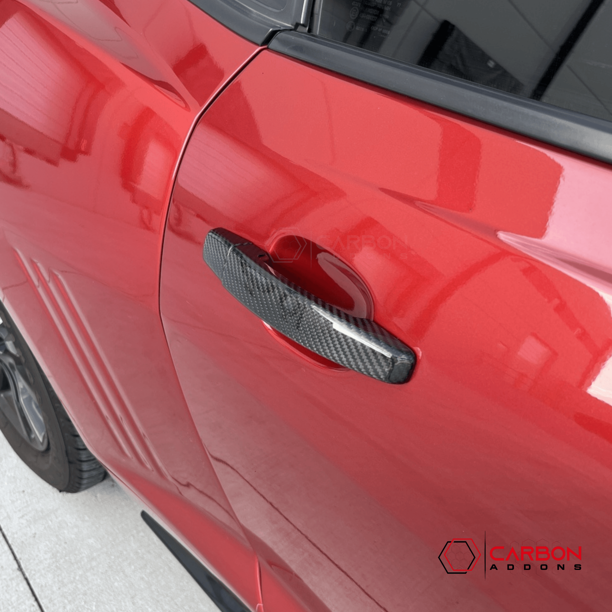 Exterior Carbon Fiber Door Handle Covers for 2010-2015 Chevy Camaro - carbonaddons Carbon Fiber Parts, Accessories, Upgrades, Mods