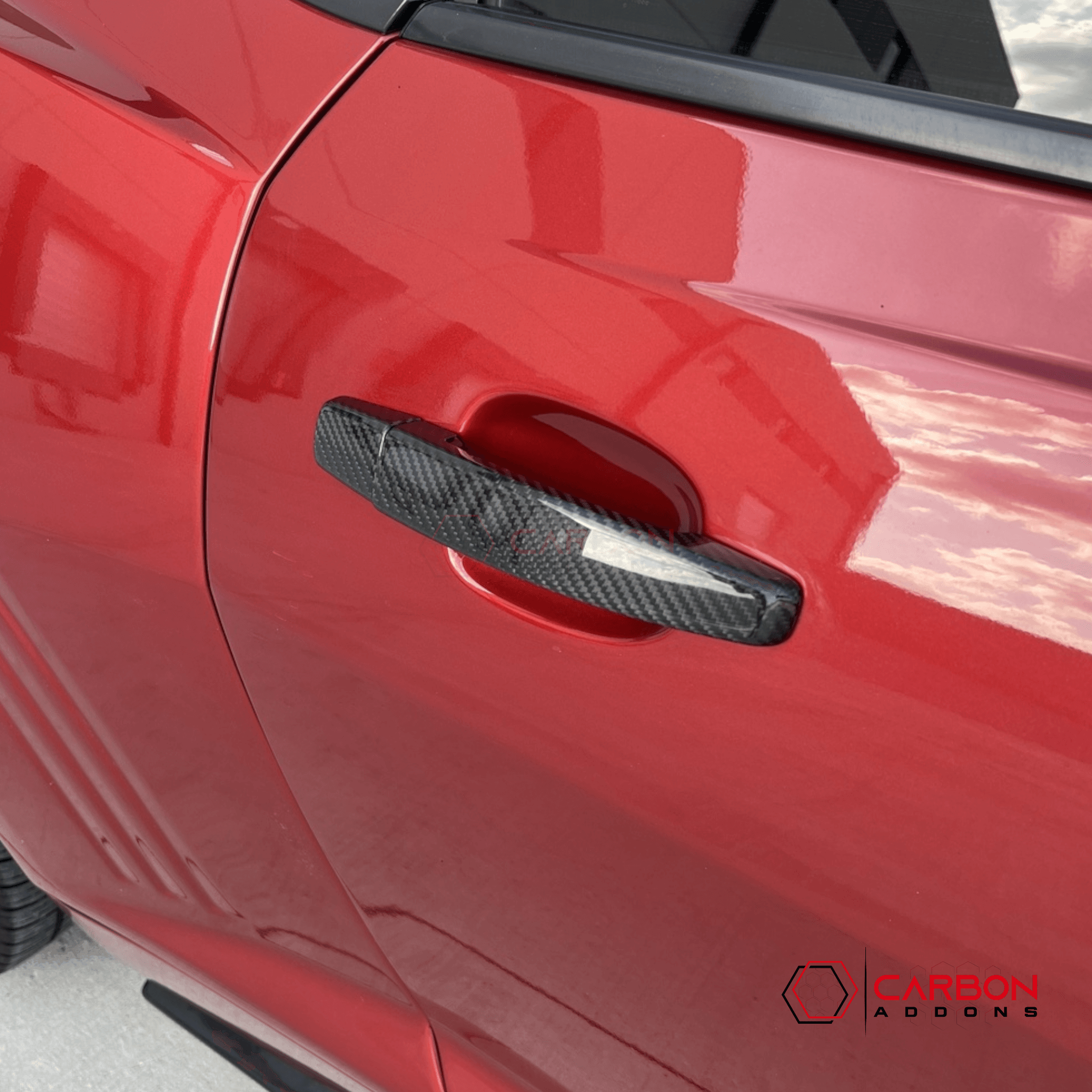 Exterior Carbon Fiber Door Handle Covers for 2010-2015 Chevy Camaro - carbonaddons Carbon Fiber Parts, Accessories, Upgrades, Mods