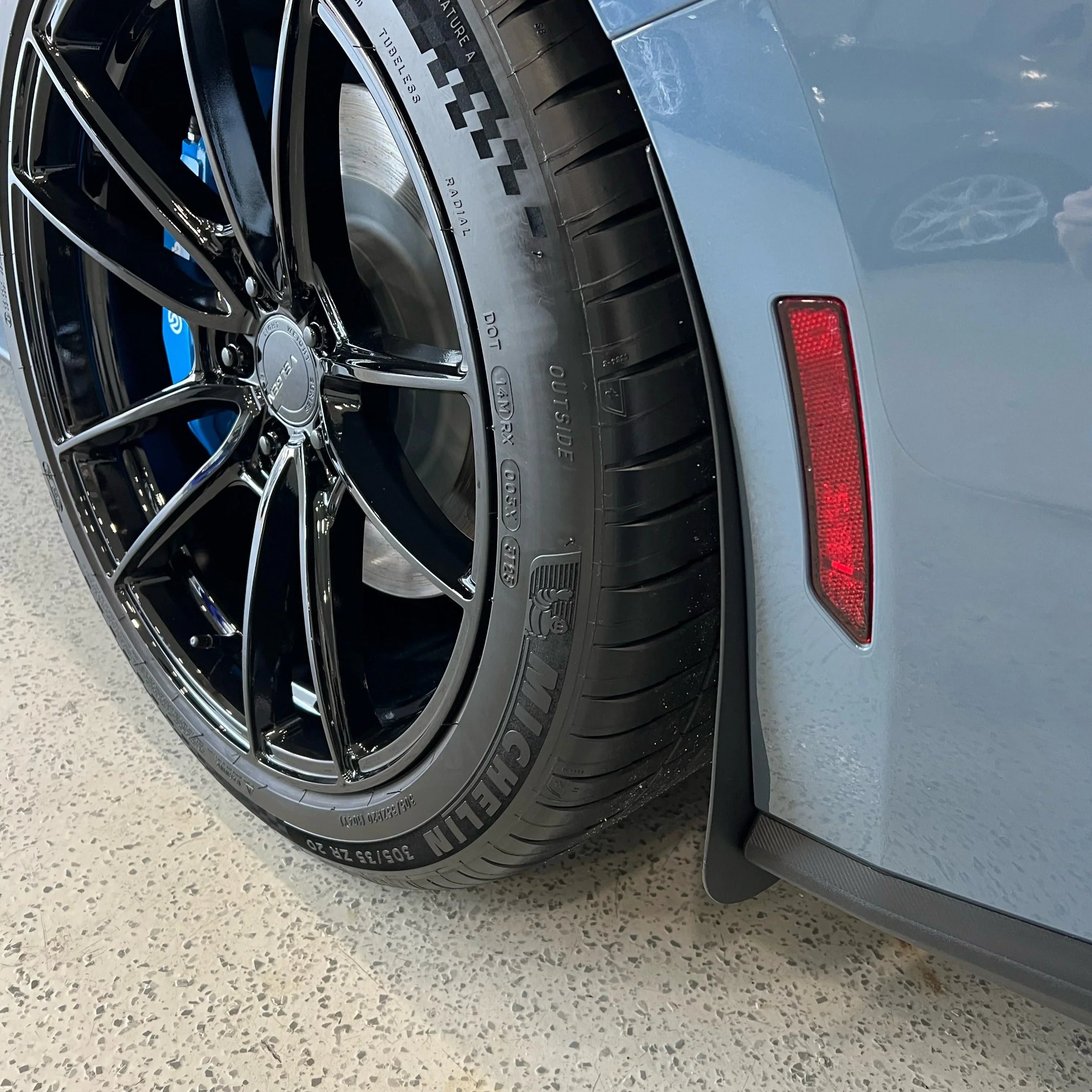 2024+ Mustang Dark Horse Rock Guards – Front & Rear Splash Guards / Stone Protection Kit