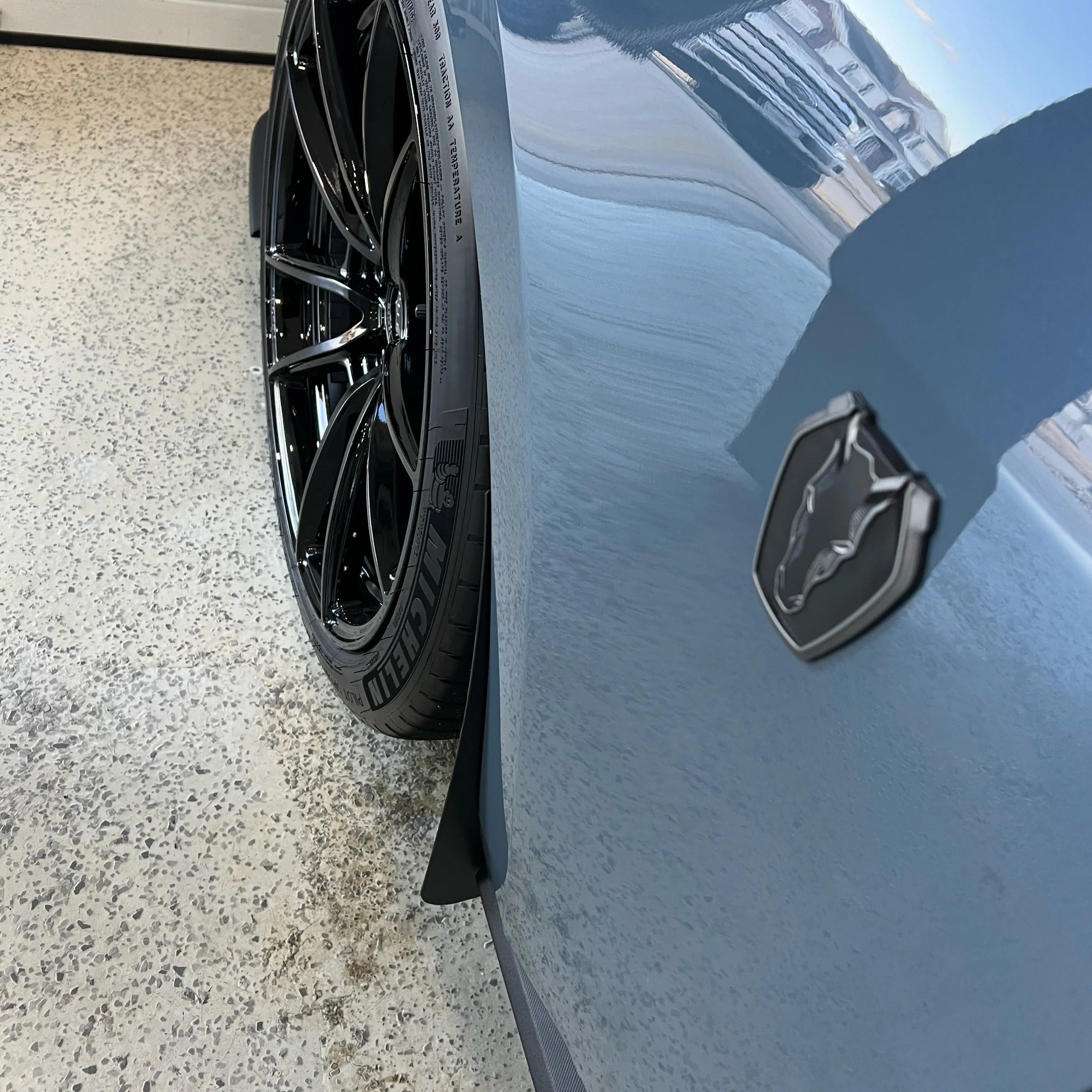 2024+ Mustang Dark Horse Rock Guards – Front & Rear Splash Guards / Stone Protection Kit