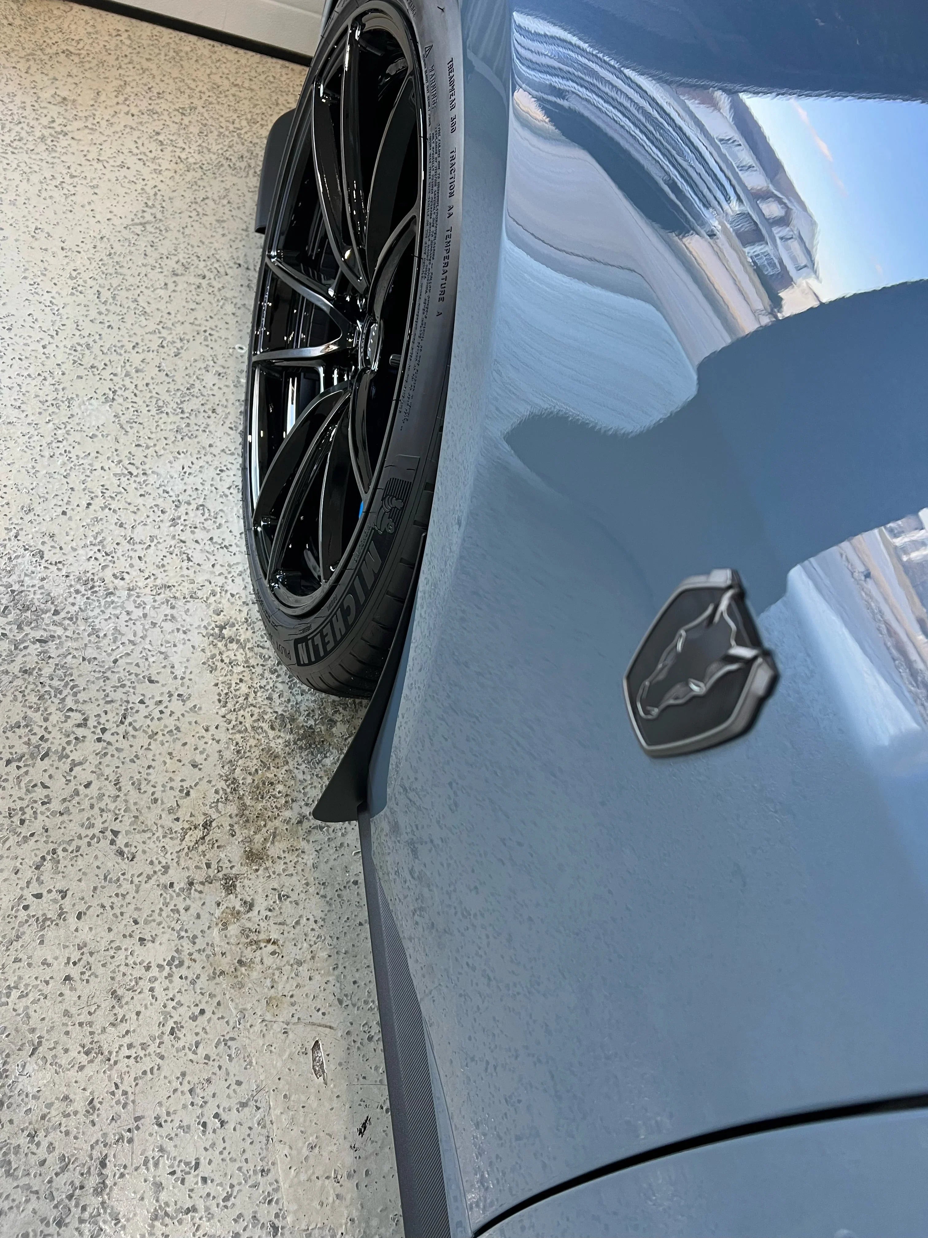 2024+ Mustang Dark Horse Rock Guards – Front & Rear Splash Guards / Stone Protection Kit