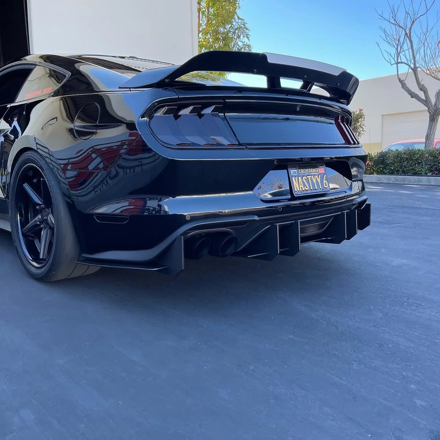 2018–2023 Ford Mustang GT Stealth Rear Diffuser – Quad Exhaust Performance Diffuser