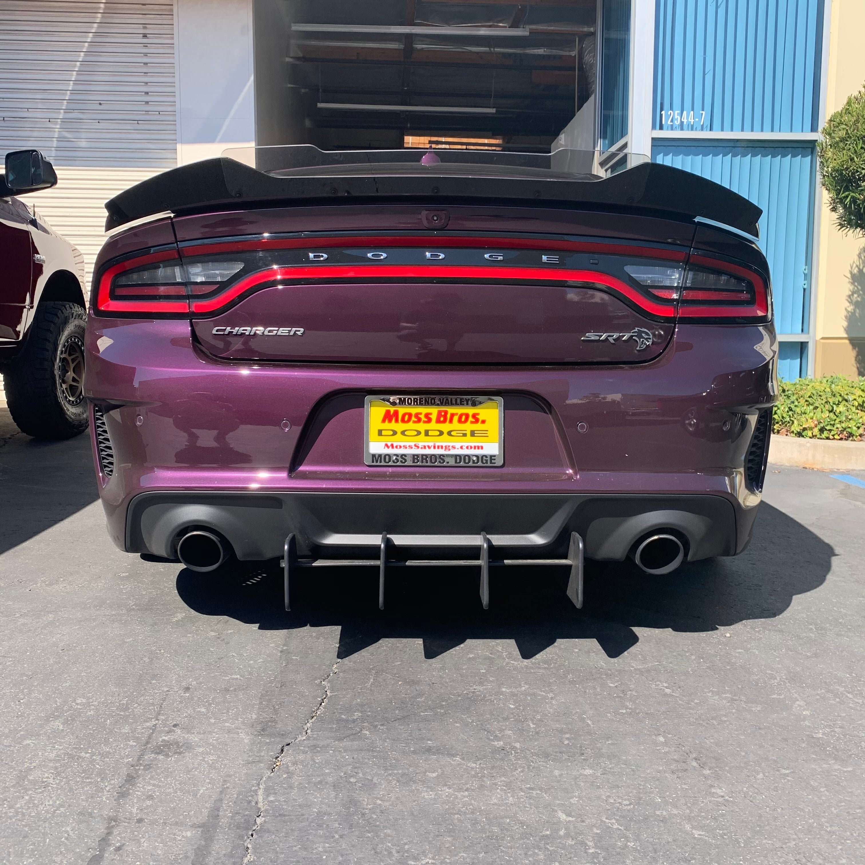 Dodge Charger 2020-2023 Hellcat/Redeye Stealth Wicker Bill – Two-Piece Lexan | ZL1 Addons