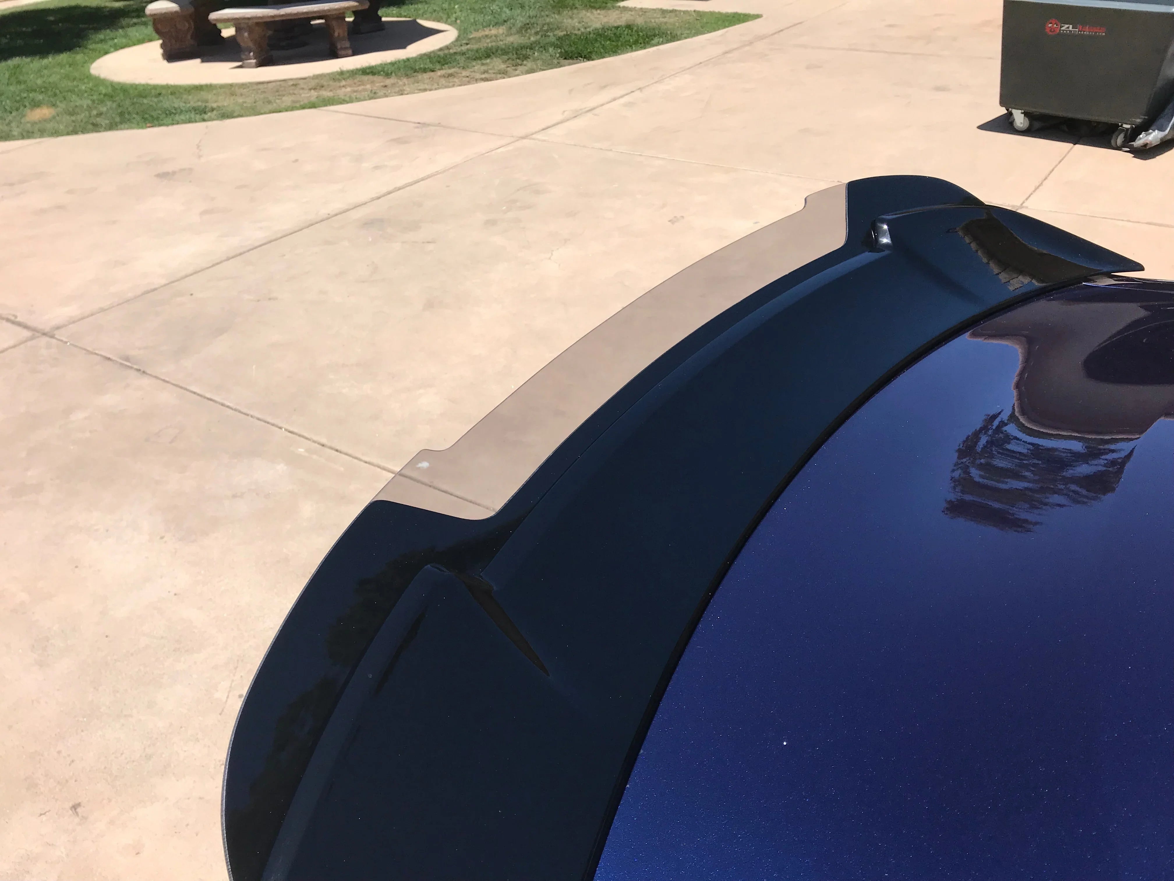 2015–2023 Mustang MMD V-Series Wicker Bill – Rear Spoiler Extension (Lexan)