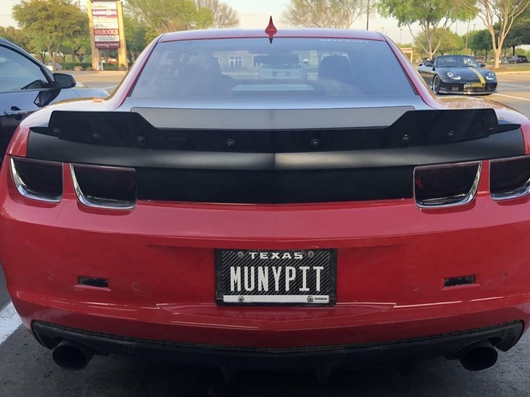 2010–2013 Camaro SS/RS/1LE Stealth Wicker Bill | Two-Piece Lexan | ZL1 Addons