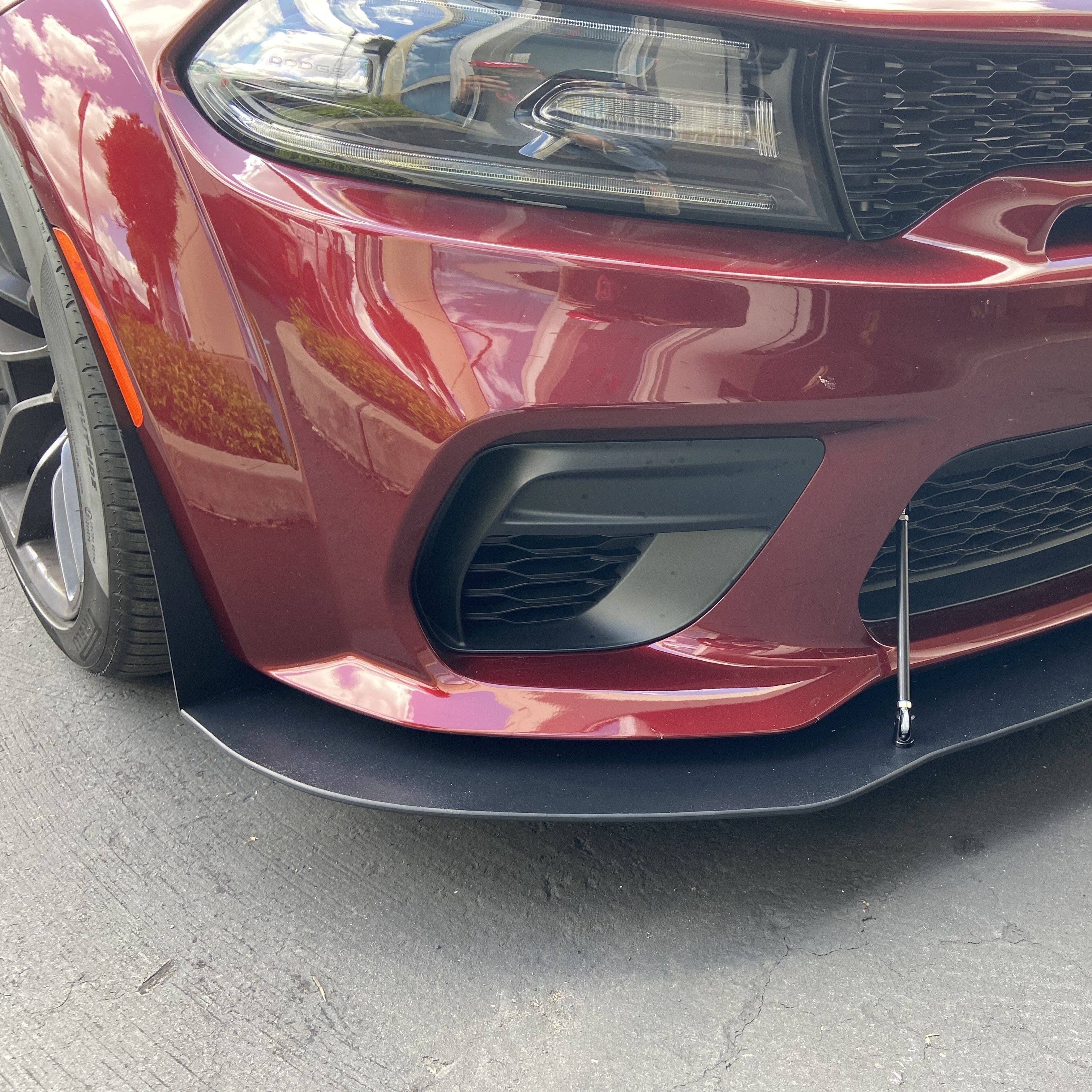 Dodge Charger 2020–2023 Widebody Front Splitter Extension – ABS Aero Upgrade | ZL1 Addons