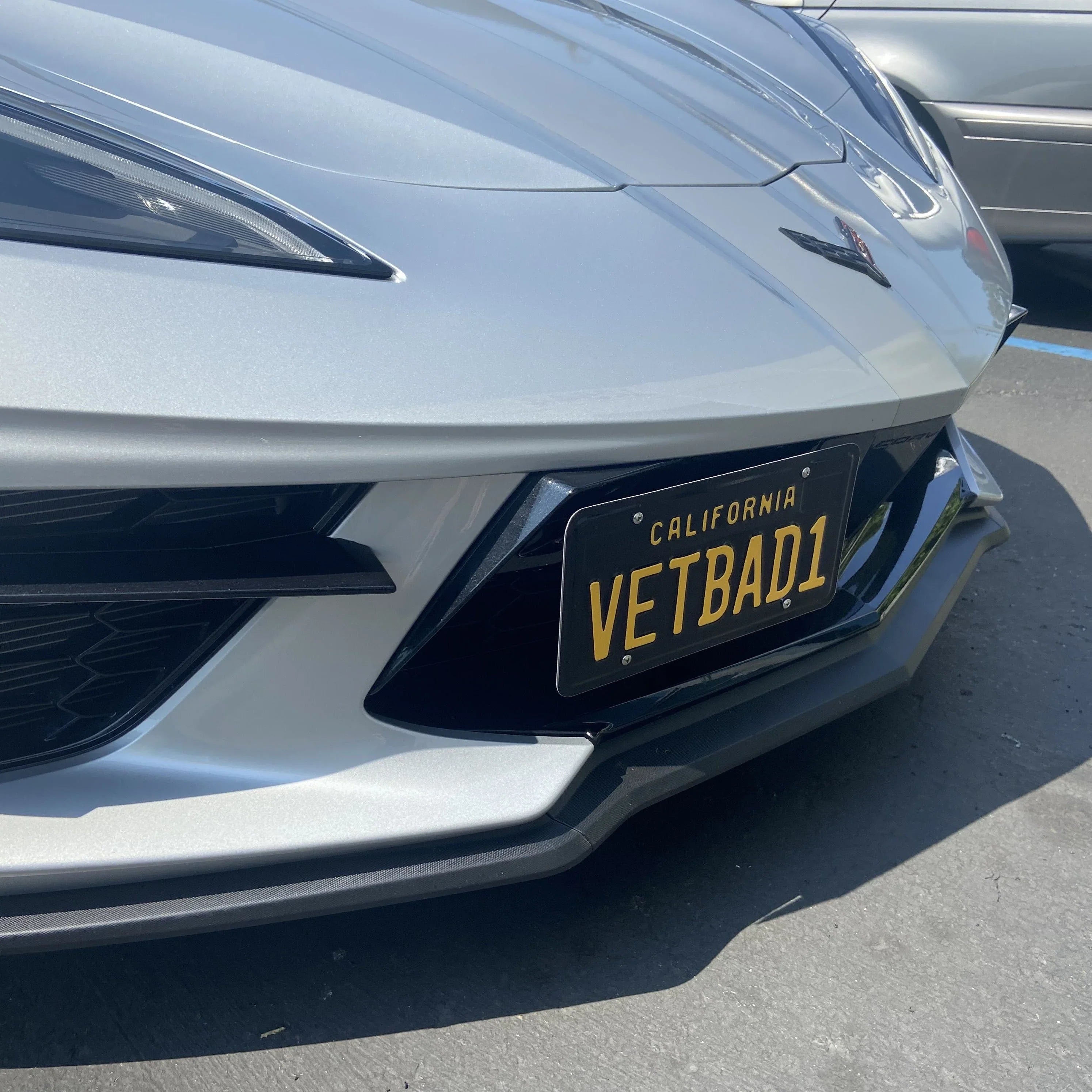 2020+ Corvette C8 Stealth License Plate Holder | ZL1 Addons