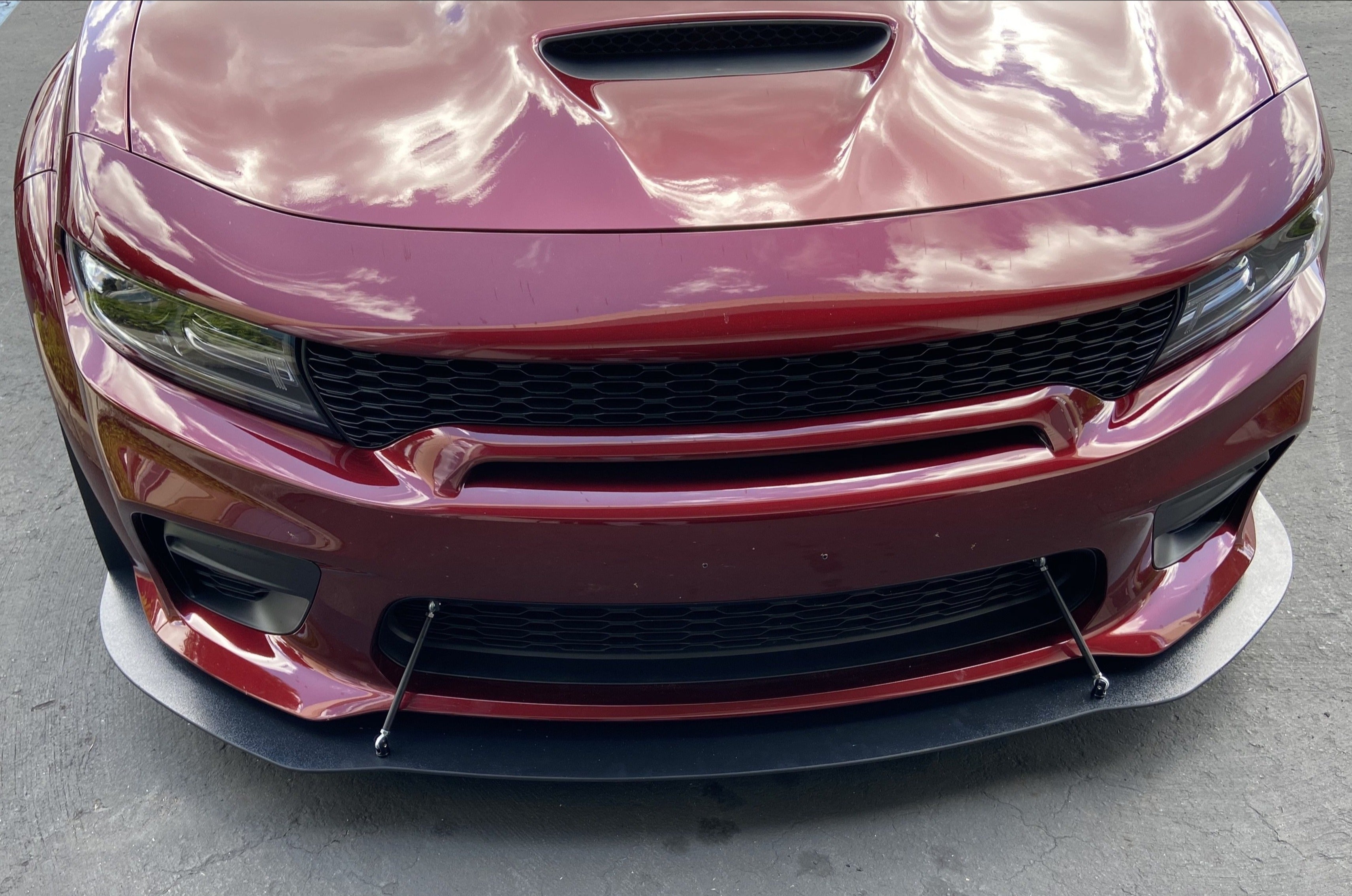 Dodge Charger 2020–2023 Widebody Front Splitter Extension – ABS Aero Upgrade | ZL1 Addons