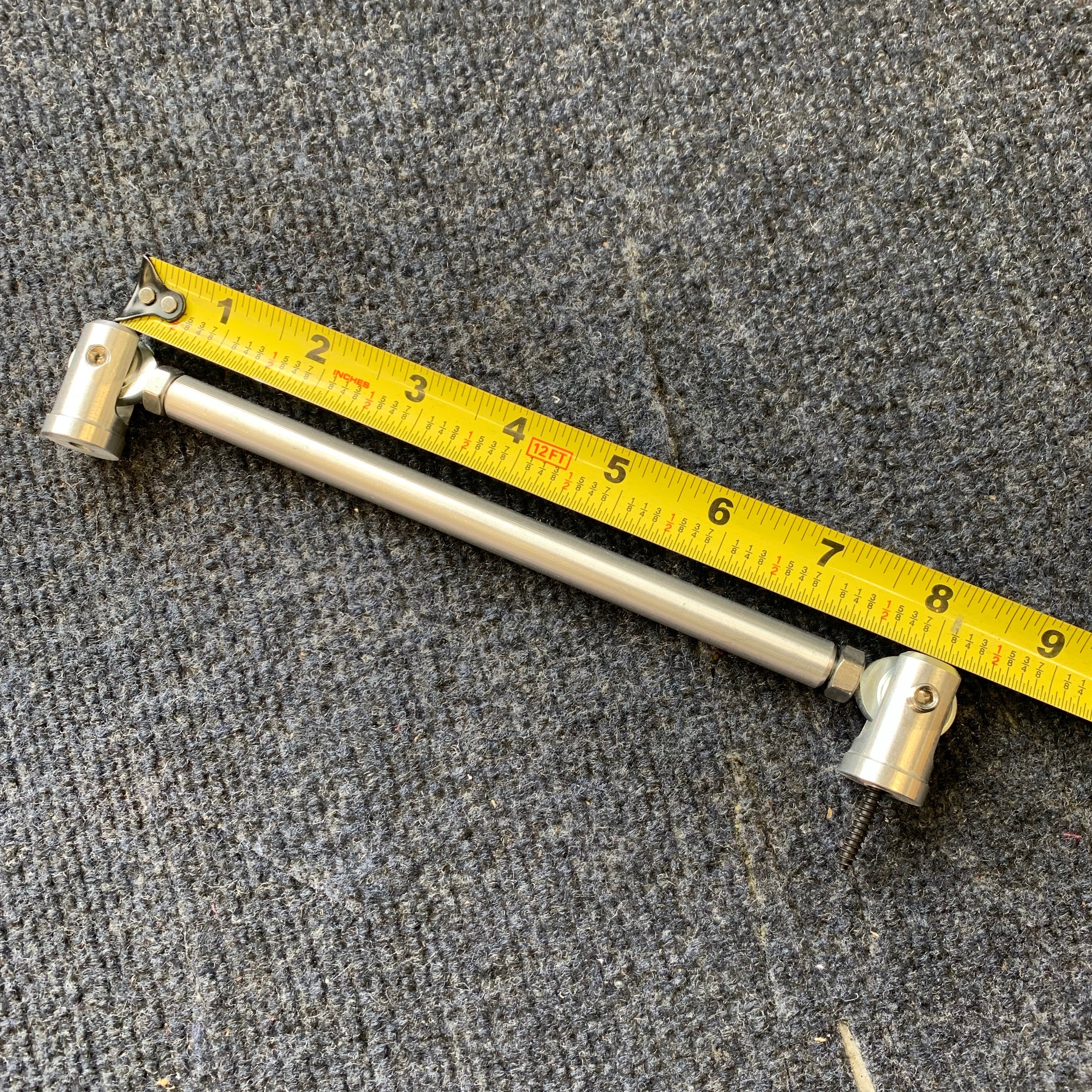 Premium GT4 Adjustable Splitter Support Rods – Billet Aluminum, Natural or Black Anodized | ZL1 Addons