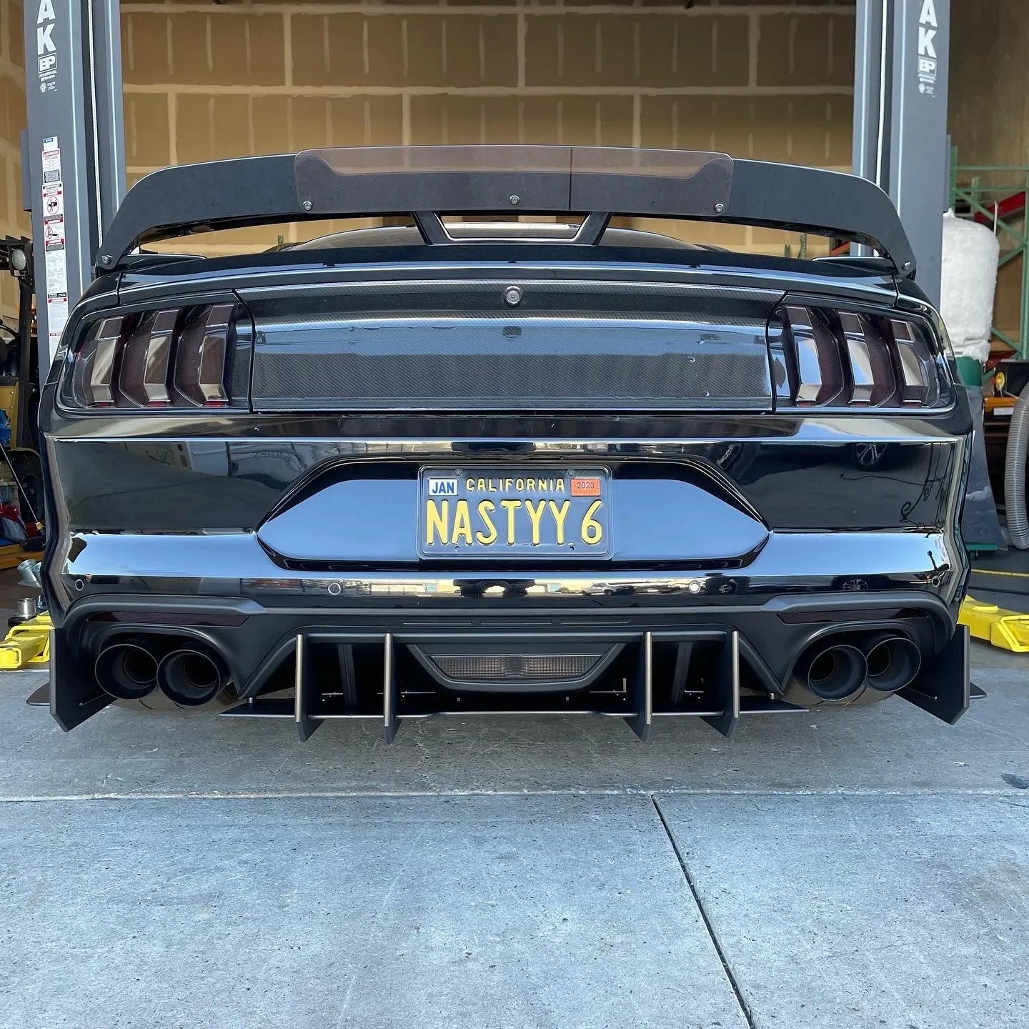 2018–2023 Ford Mustang GT Stealth Rear Diffuser – Quad Exhaust Performance Diffuser