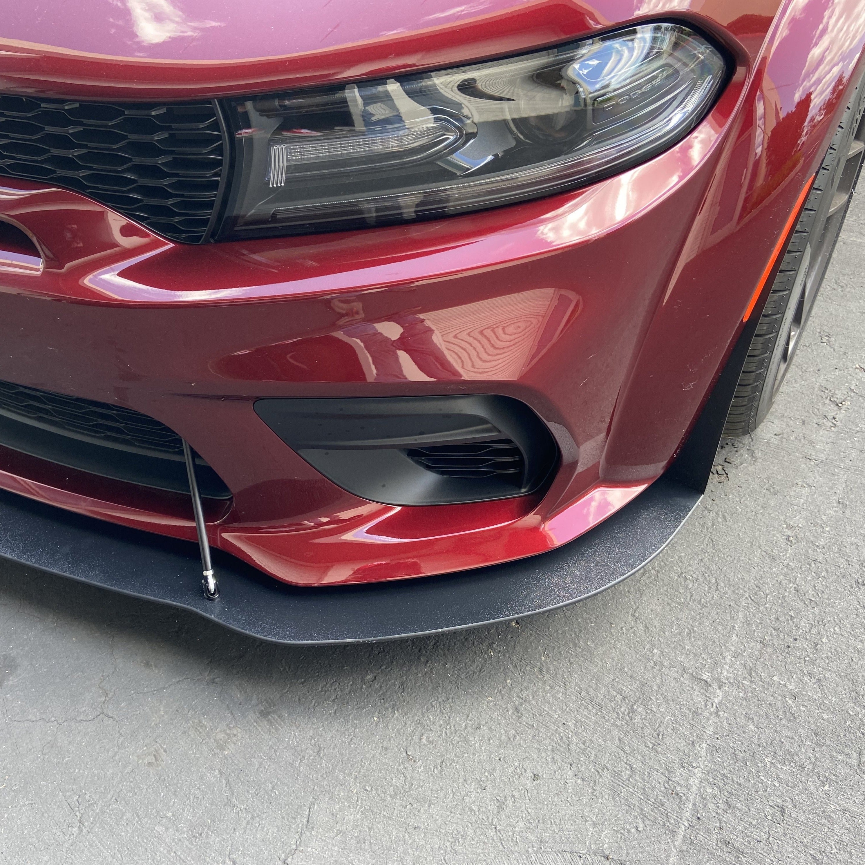 Dodge Charger 2020–2023 Widebody Front Splitter Extension – ABS Aero Upgrade | ZL1 Addons