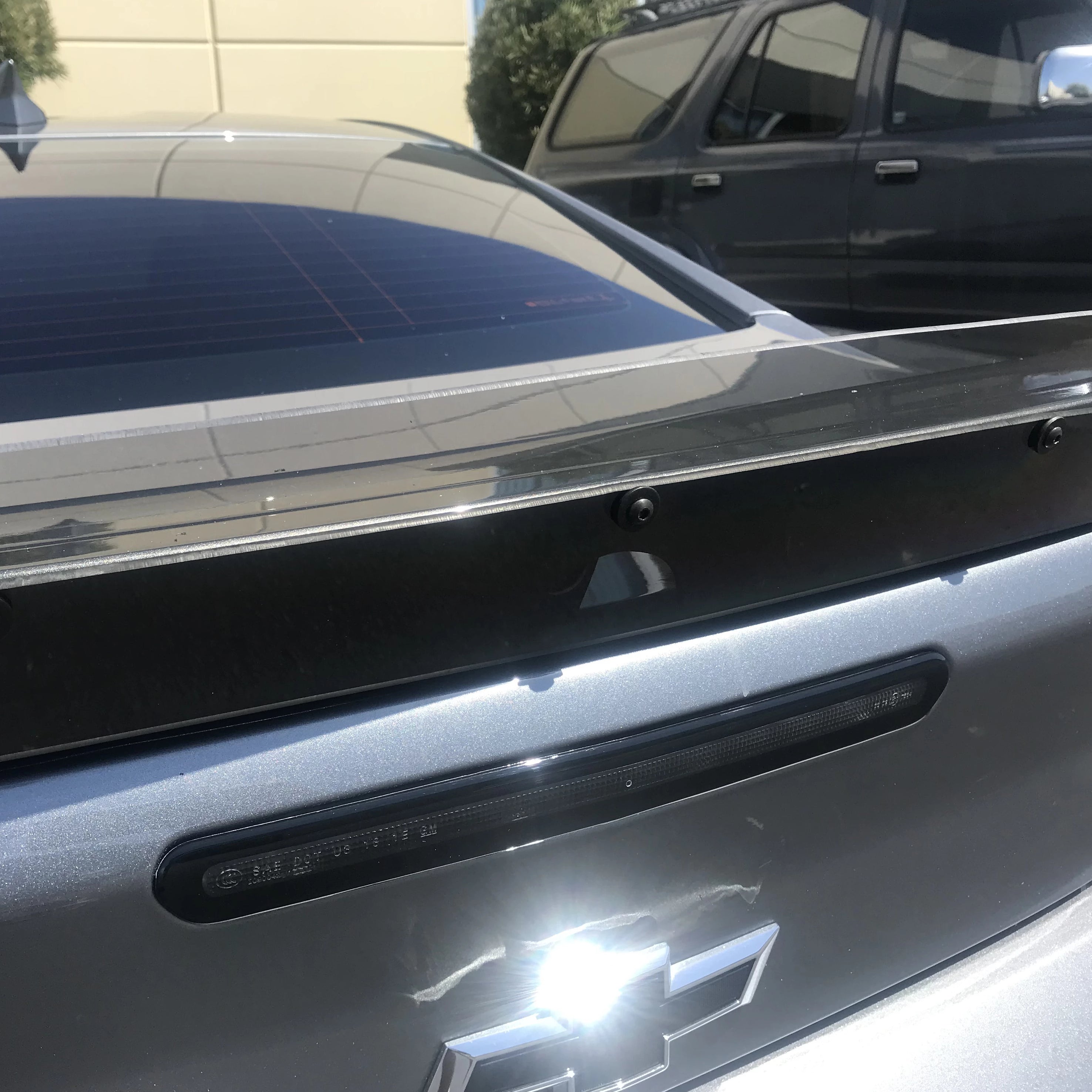 2019–2024 Camaro SS Wicker Bill for OEM Spoiler w/ Active Rear-View Camera (ZL1 Addons)